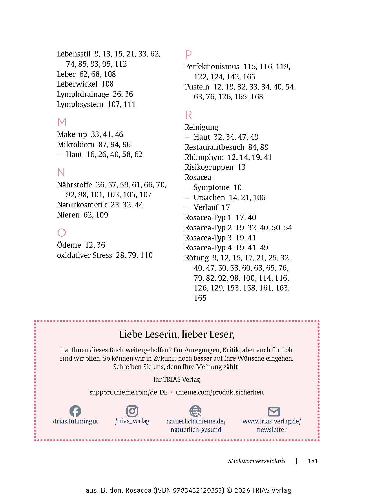 Beispielinhalt (Bild) Rosacea