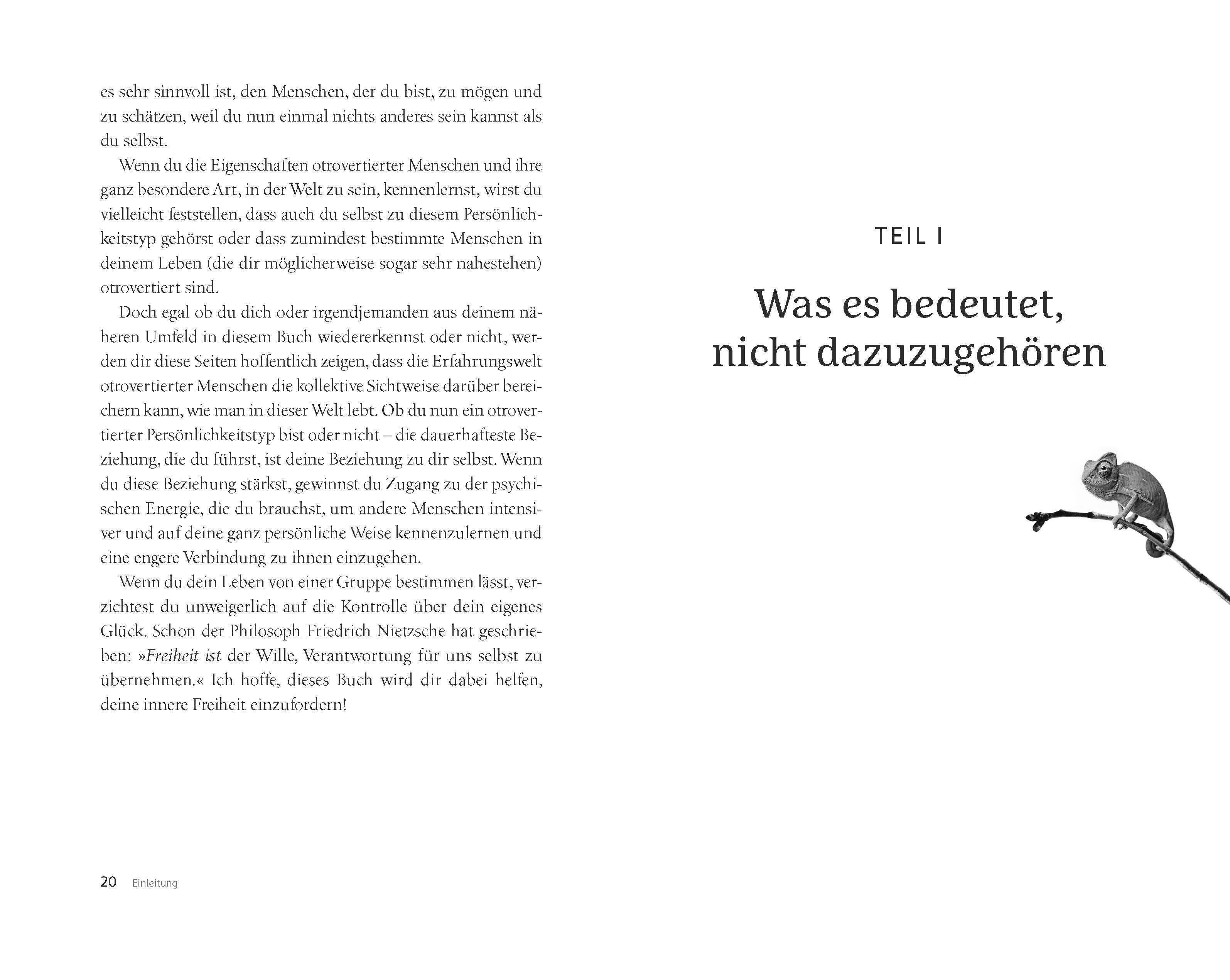 Beispielinhalt (Bild) Wie schön es ist, nicht dazugehören zu müssen