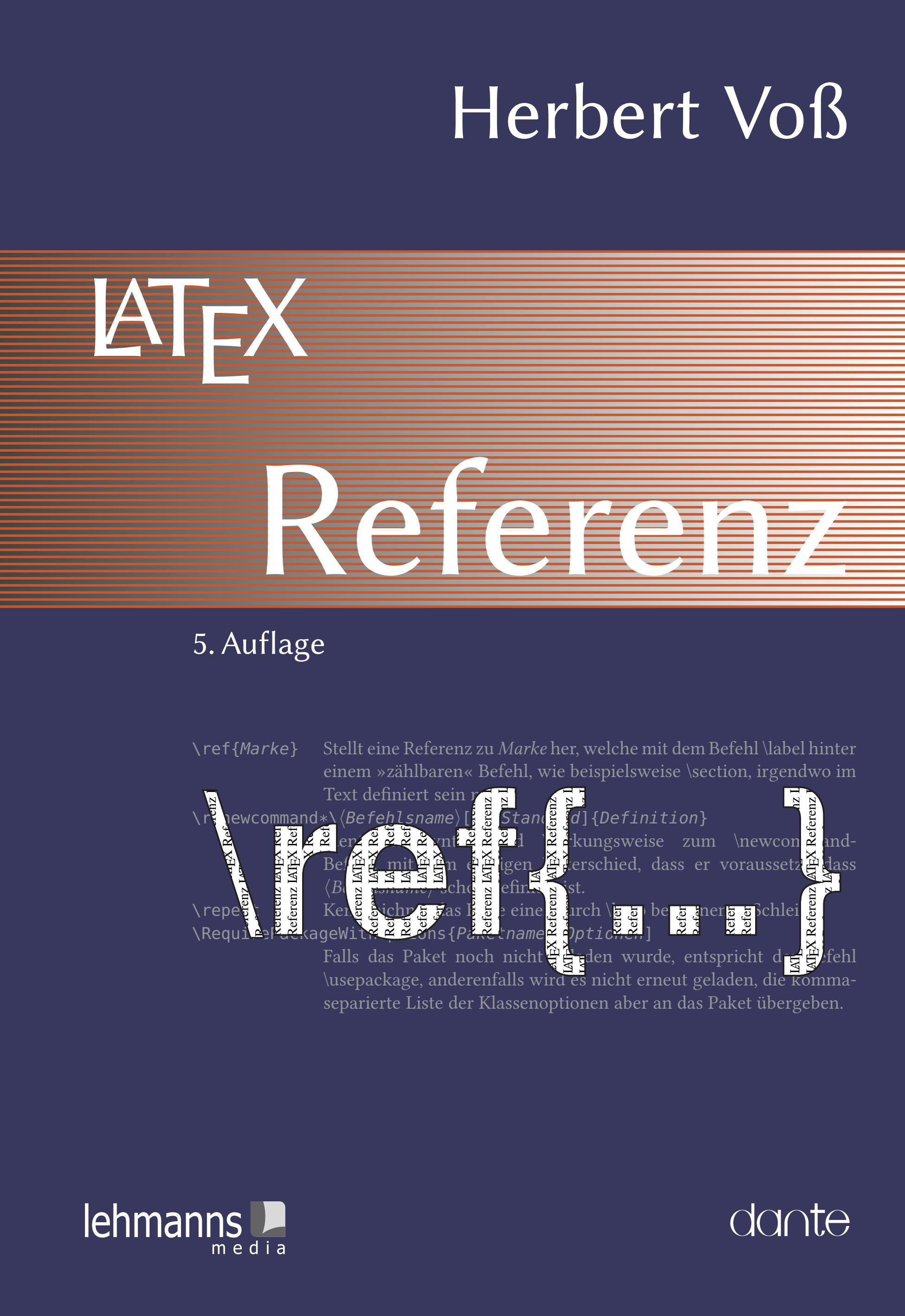 Vorderes Coverbild LaTeX-Referenz