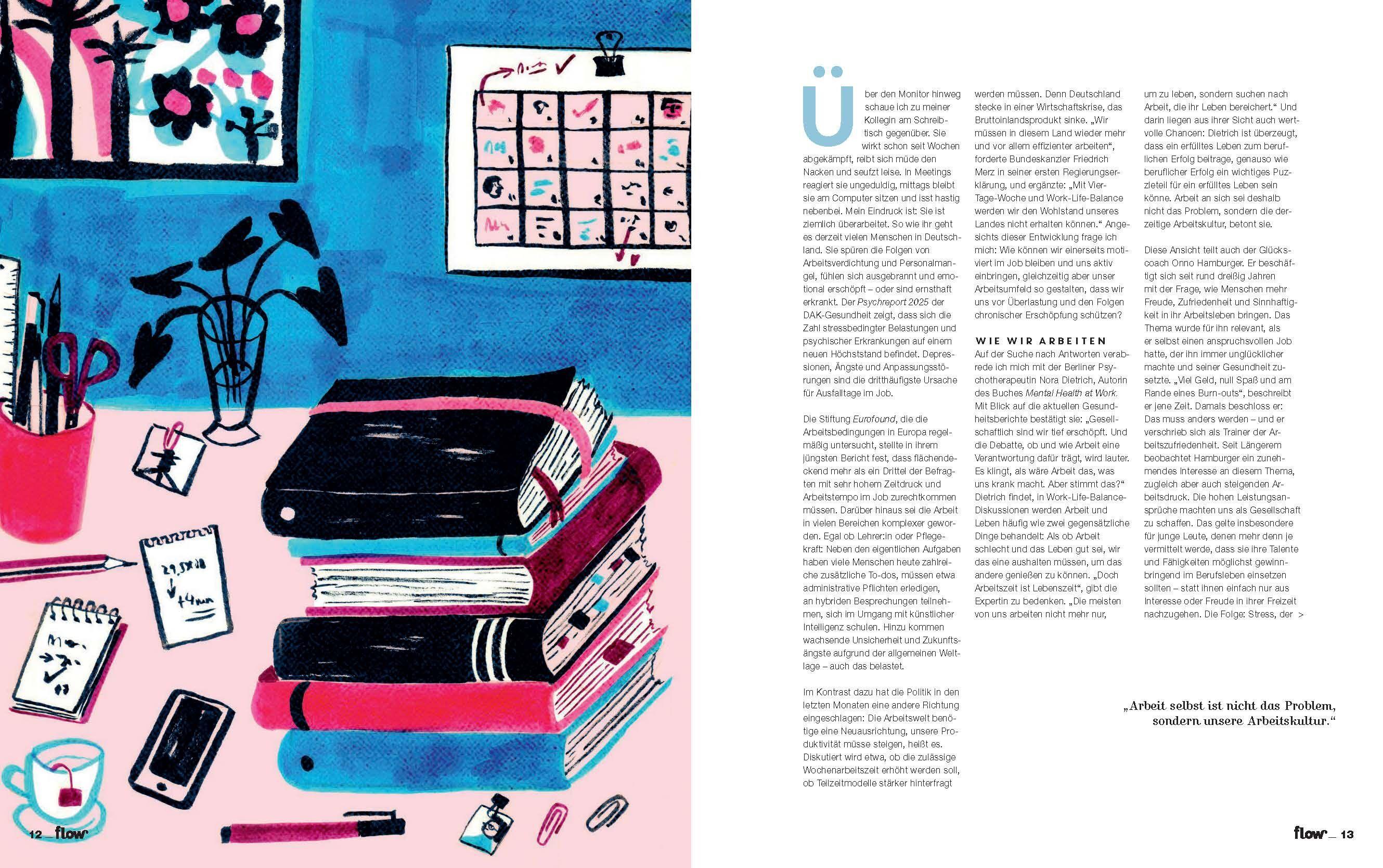 Beispielinhalt (Bild) Flow Nummer 92 (6/2025)