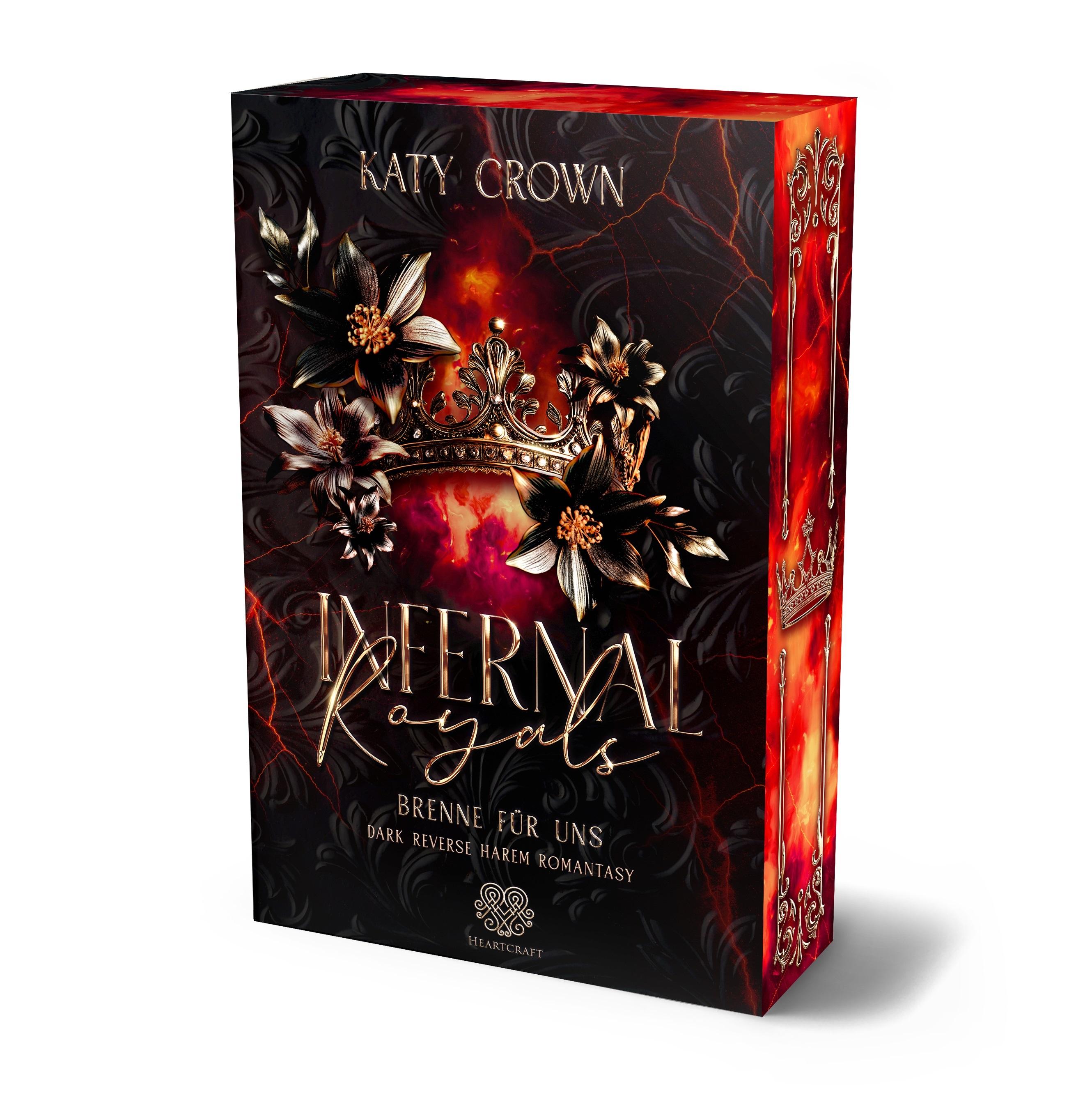 Vorderes Coverbild Infernal Royals - Brenne für uns (Dark Reverse Harem Romantasy) Band 1