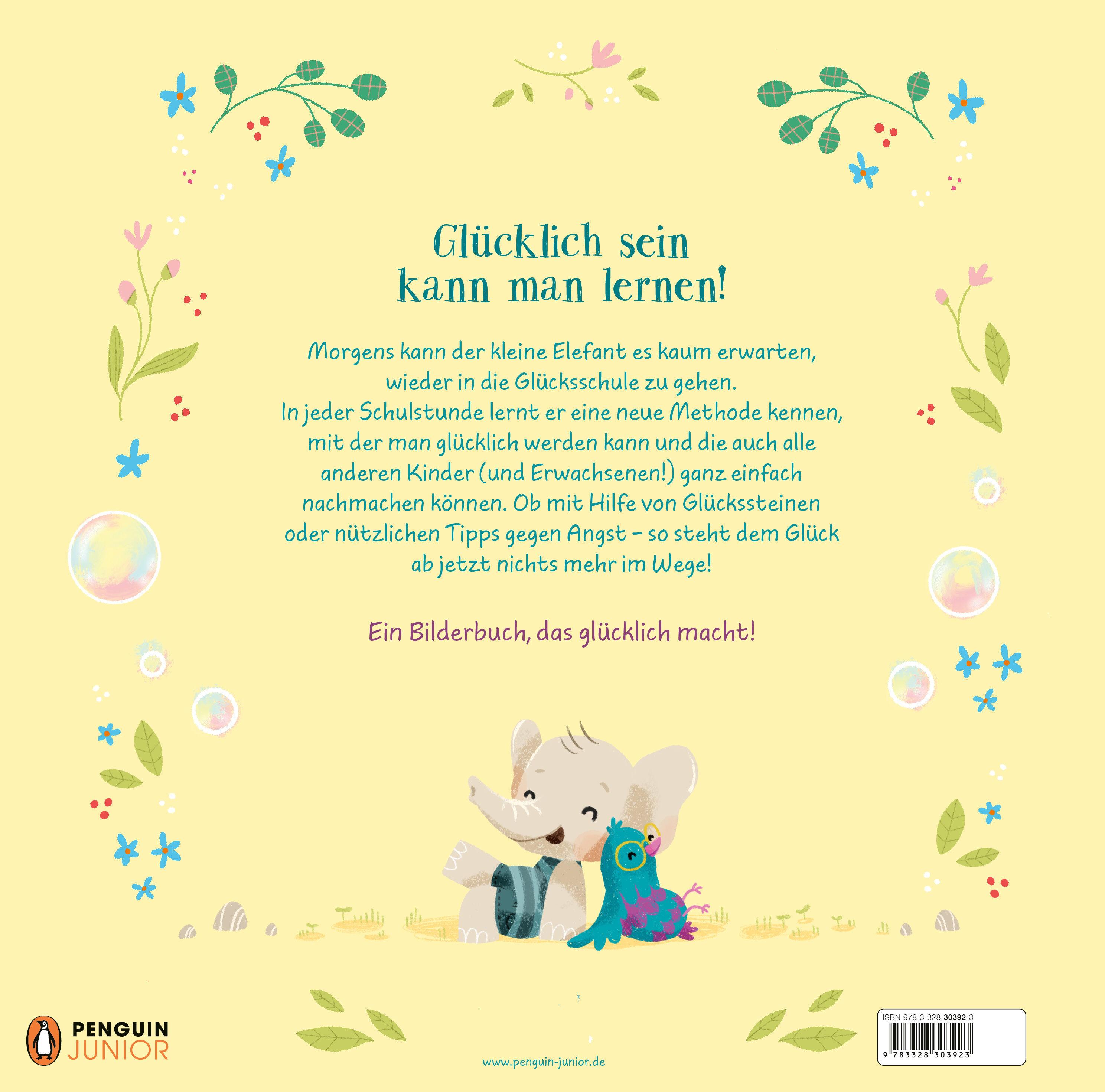 Beispielinhalt (Bild) Ich bring dir das Glück - Vom kleinen Elefanten und seinen Glücksgeheimnissen