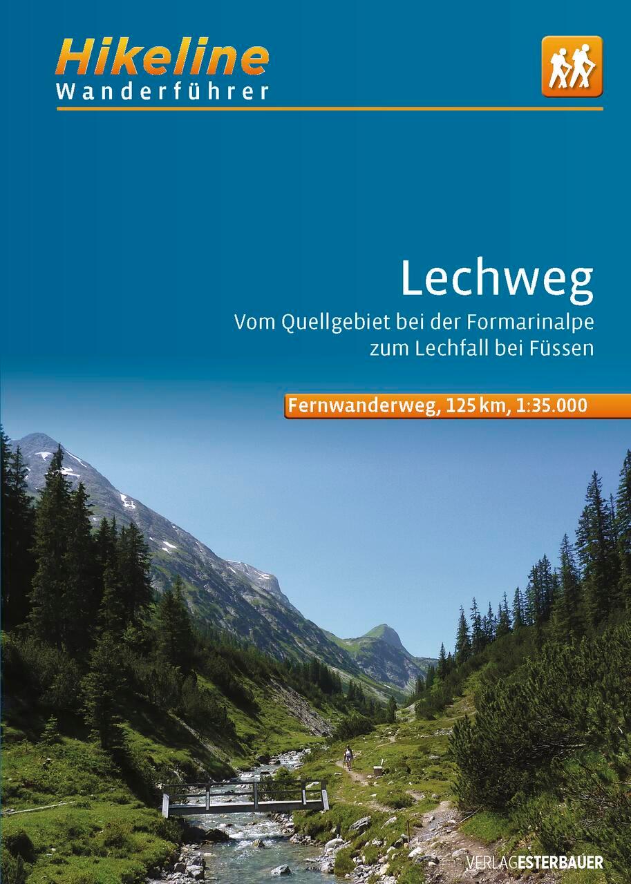 Vorderes Coverbild Wanderführer Fernwanderweg Lechweg
