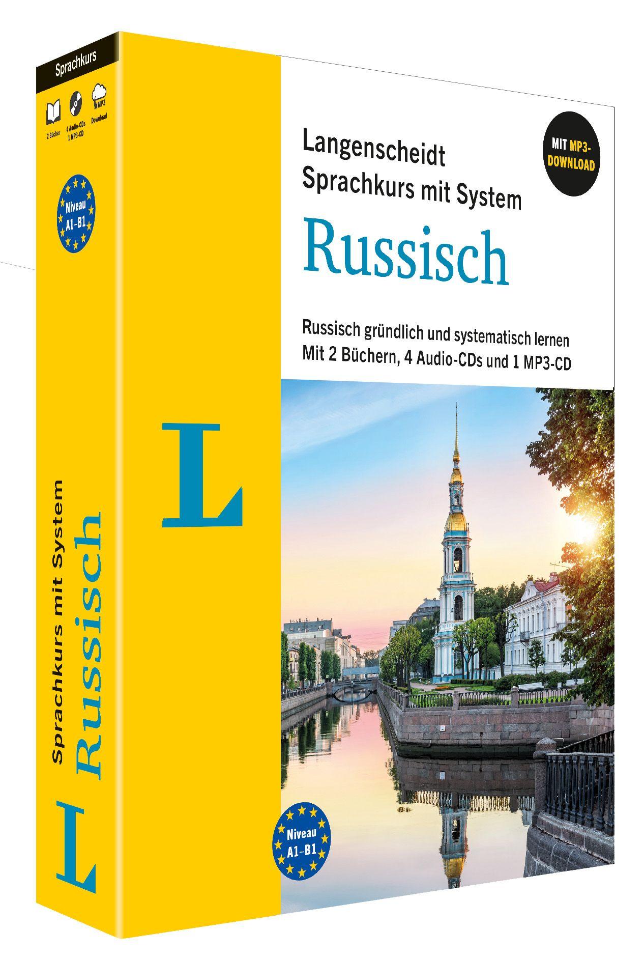 Vorderes Coverbild Langenscheidt Russisch mit System