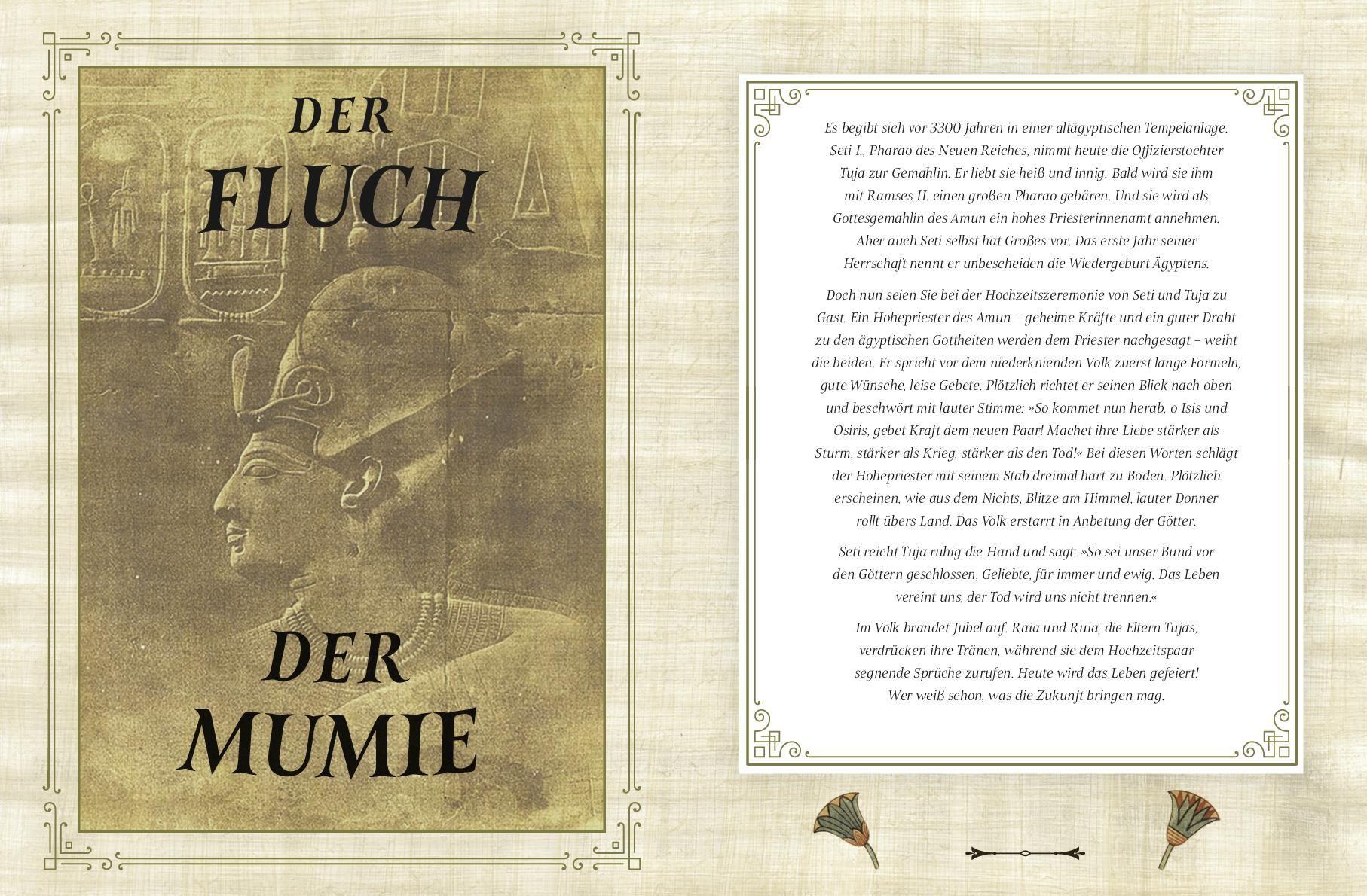 Beispielinhalt (Bild) Der Fluch der Mumie Adventskalender der Logikrätsel