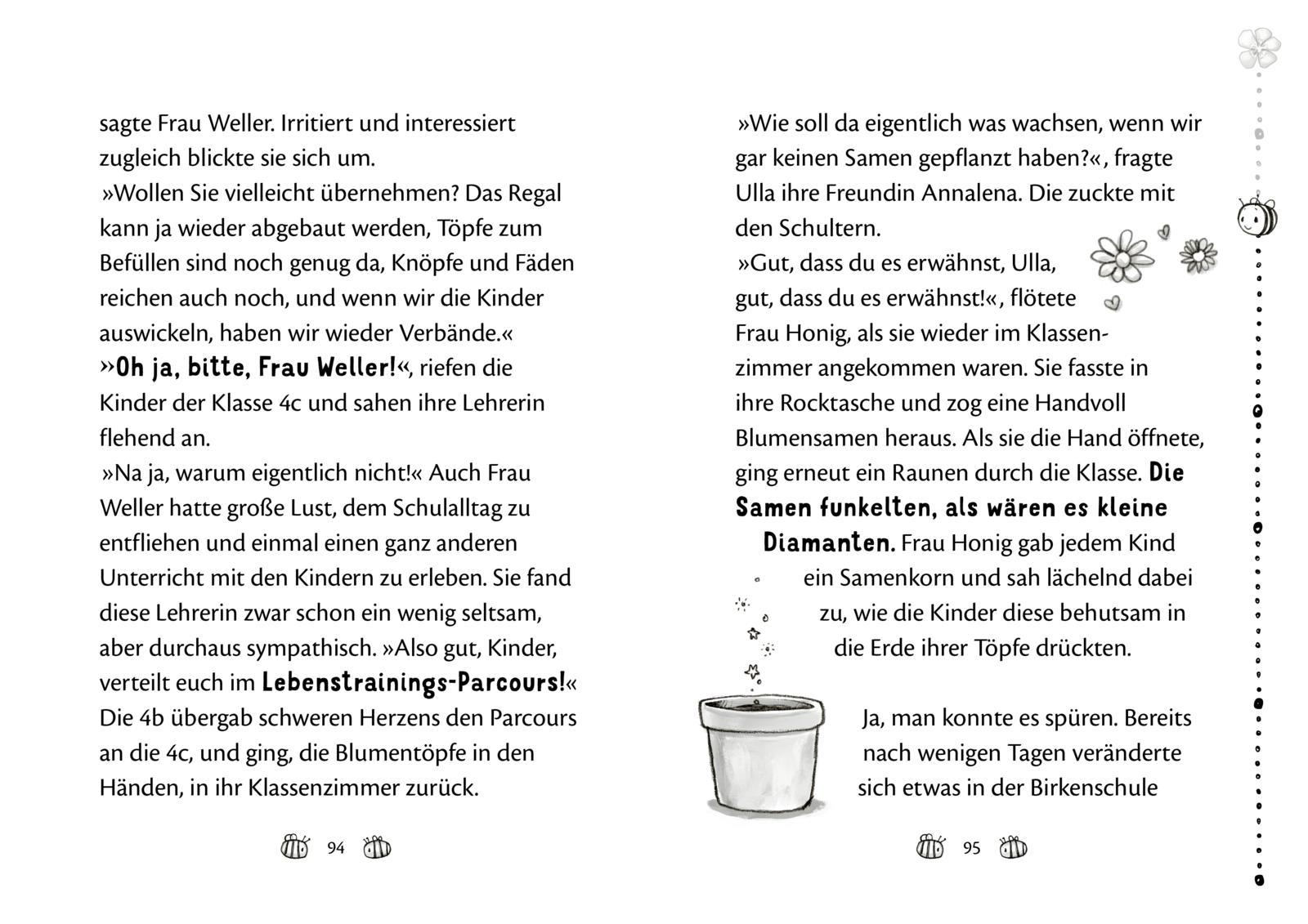 Beispielinhalt (Bild) Frau Honig: Frau Honig und die Schule der Fantasie