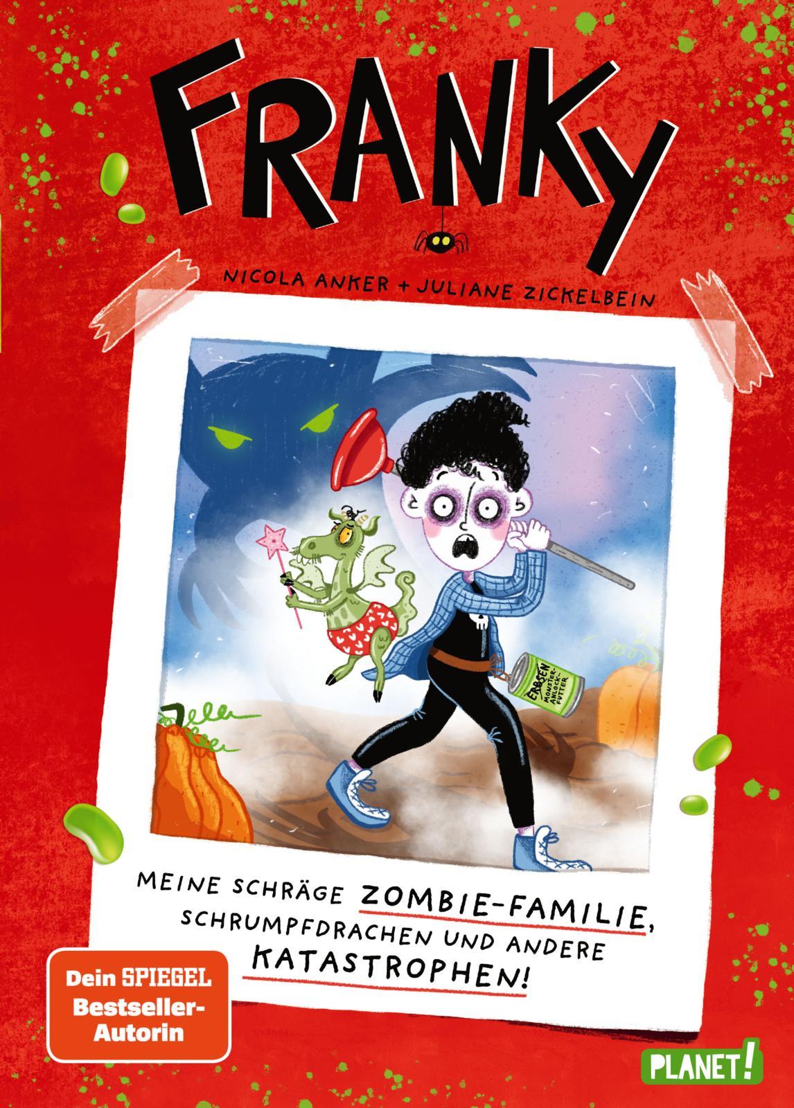 Beispielinhalt (Bild) Franky 1: Meine schräge Zombie-Familie, Schrumpfdrachen und andere Katastrophen