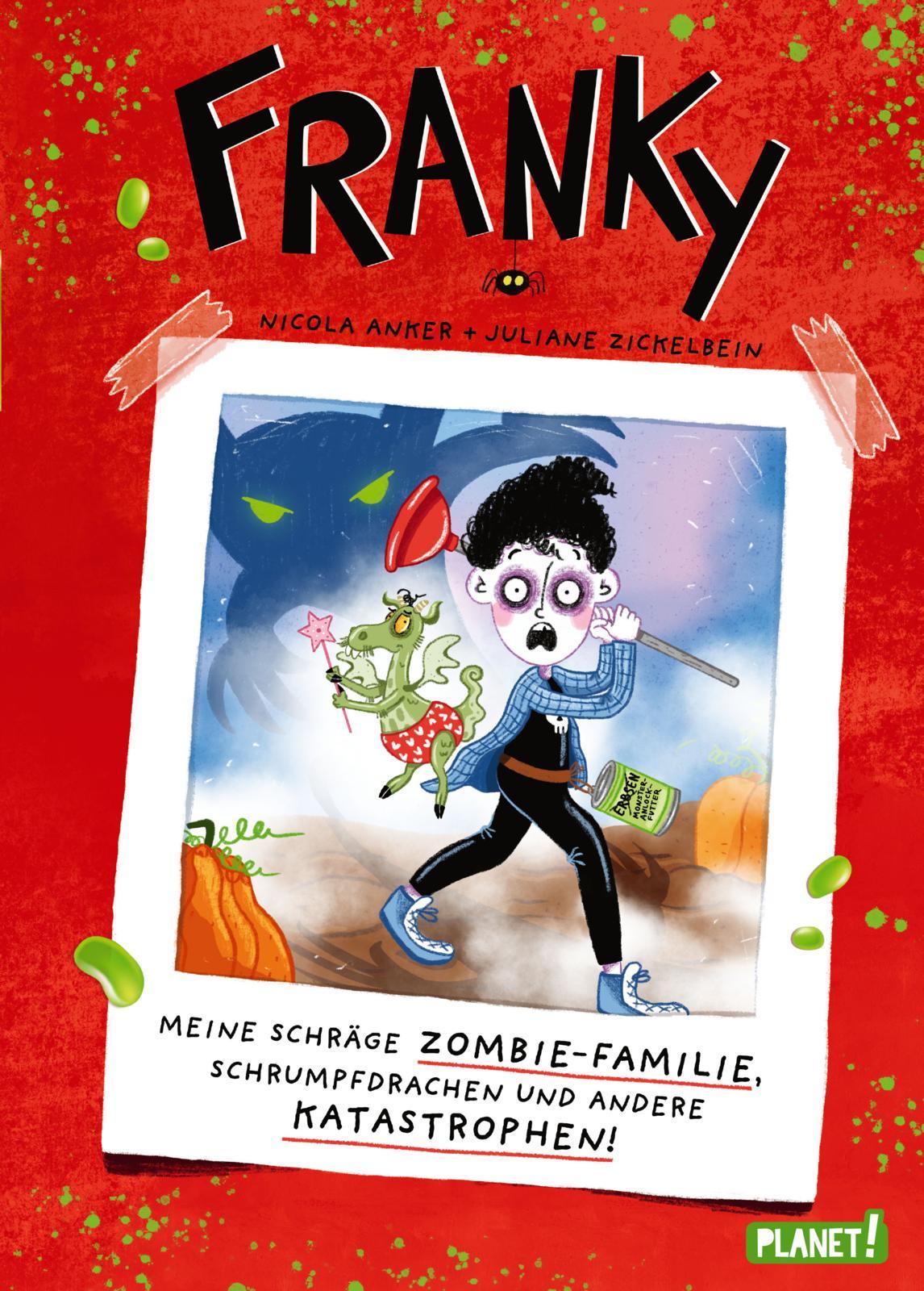 Beispielinhalt (Bild) Franky 1: Meine schräge Zombie-Familie, Schrumpfdrachen und andere Katastrophen