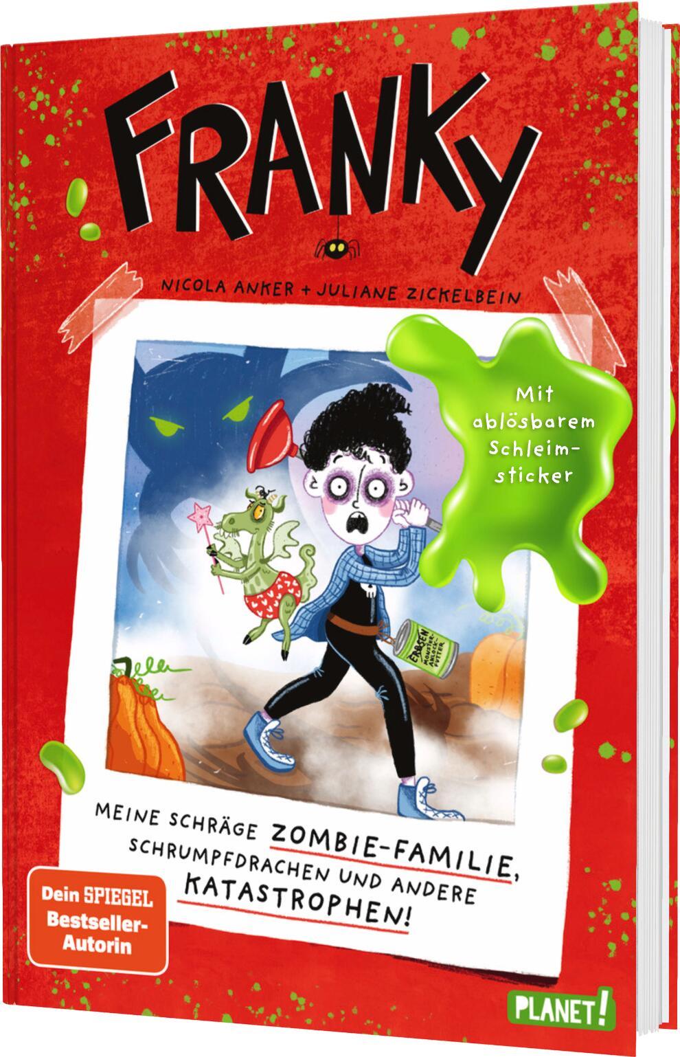 Vorderes Coverbild Franky 1: Meine schräge Zombie-Familie, Schrumpfdrachen und andere Katastrophen