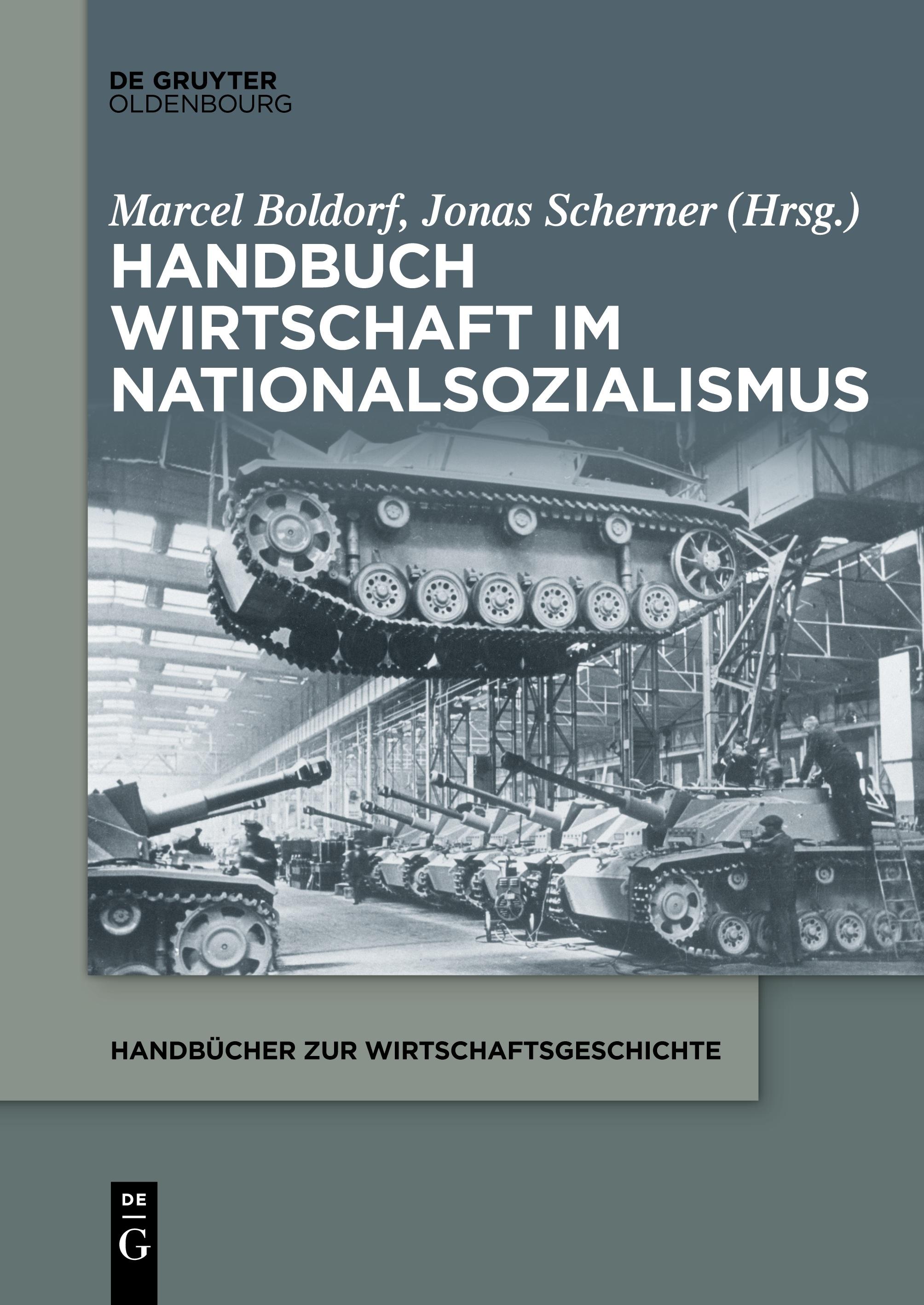 Vorderes Coverbild Handbuch Wirtschaft im Nationalsozialismus