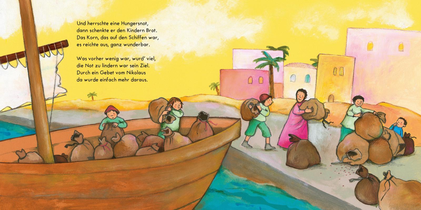 Beispielinhalt (Bild) Dein kleiner Begleiter: Das erste Buch vom heiligen Nikolaus