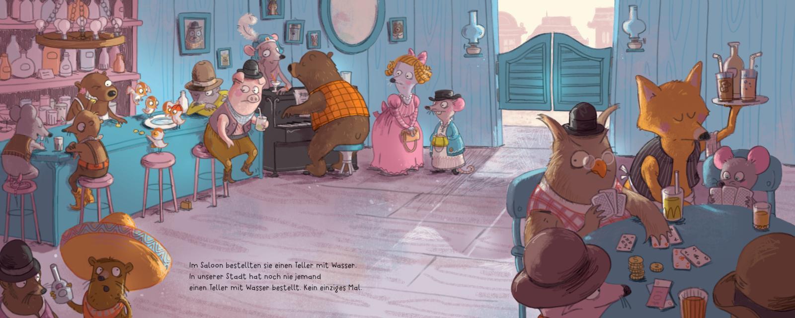 Beispielinhalt (Bild) Fünf Fremde in Dusty Hill