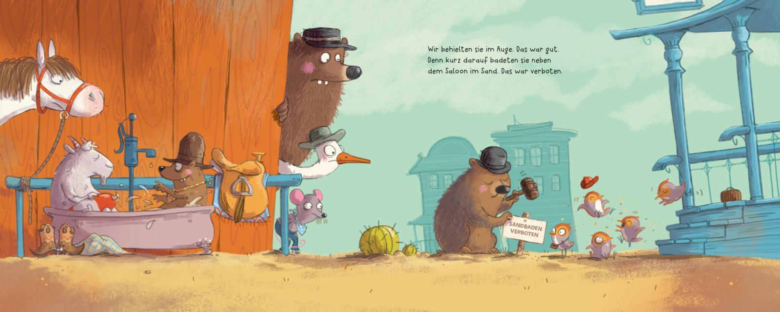 Beispielinhalt (Bild) Fünf Fremde in Dusty Hill