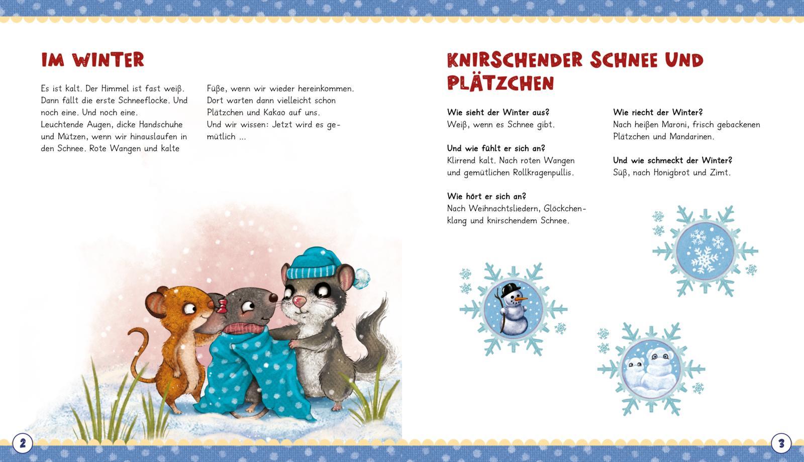 Beispielinhalt (Bild) Der kleine Siebenschläfer: Das machen wir im Winter!