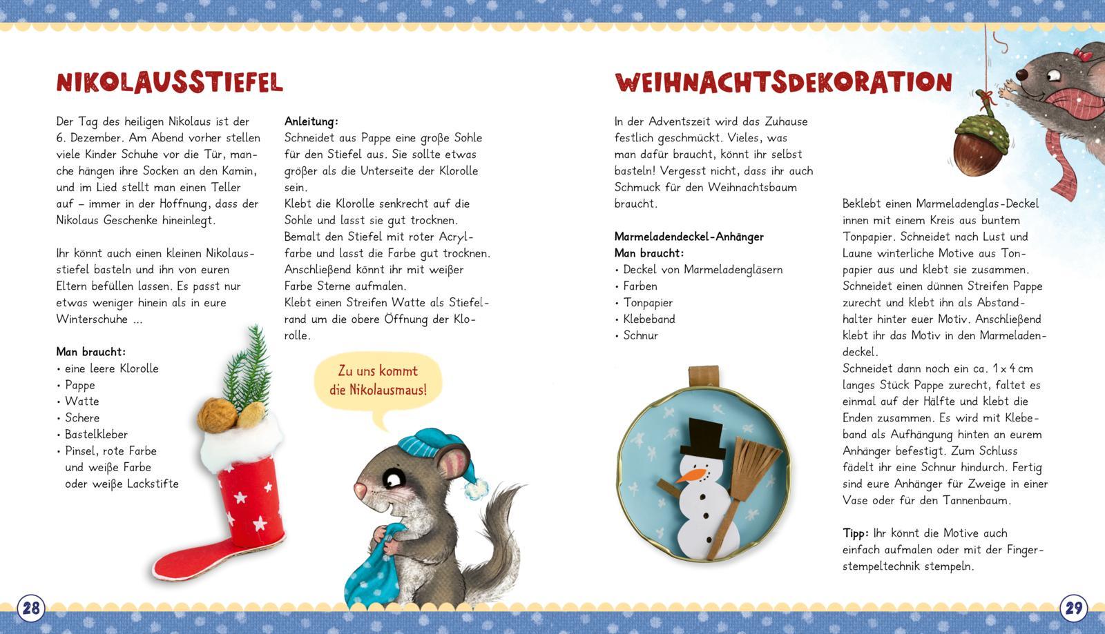 Beispielinhalt (Bild) Der kleine Siebenschläfer: Das machen wir im Winter!