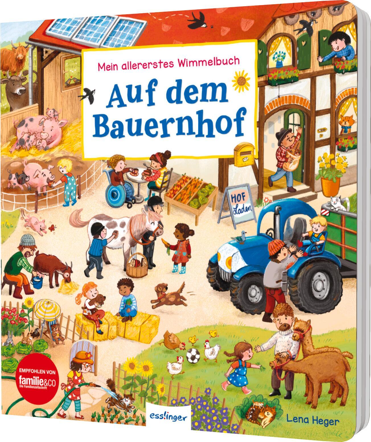Vorderes Coverbild Mein allererstes Wimmelbuch: Auf dem Bauernhof