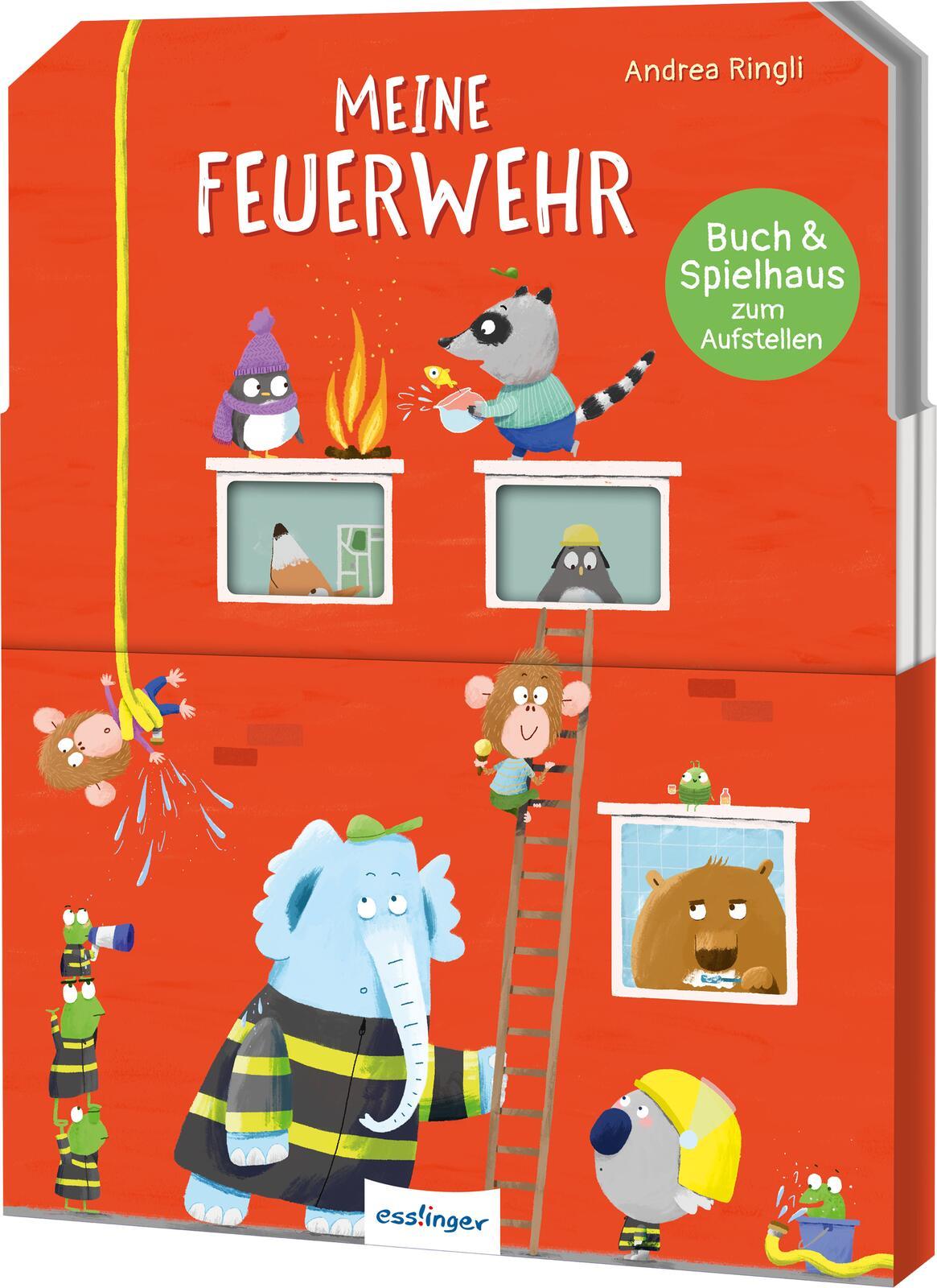 Vorderes Coverbild Buch & Spielhaus zum Aufstellen: Meine Feuerwehr