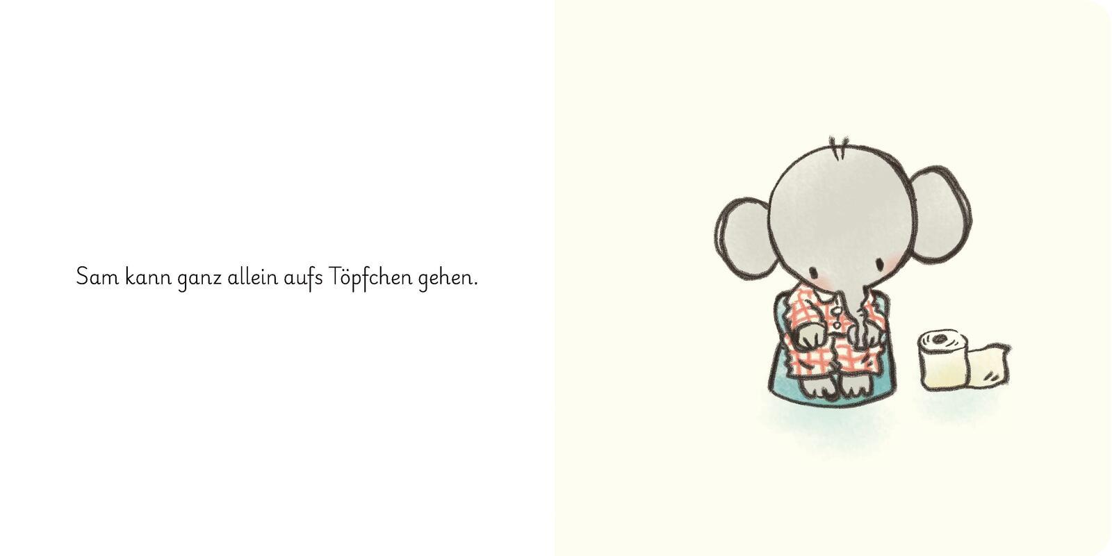 Beispielinhalt (Bild) Sam geht schlafen