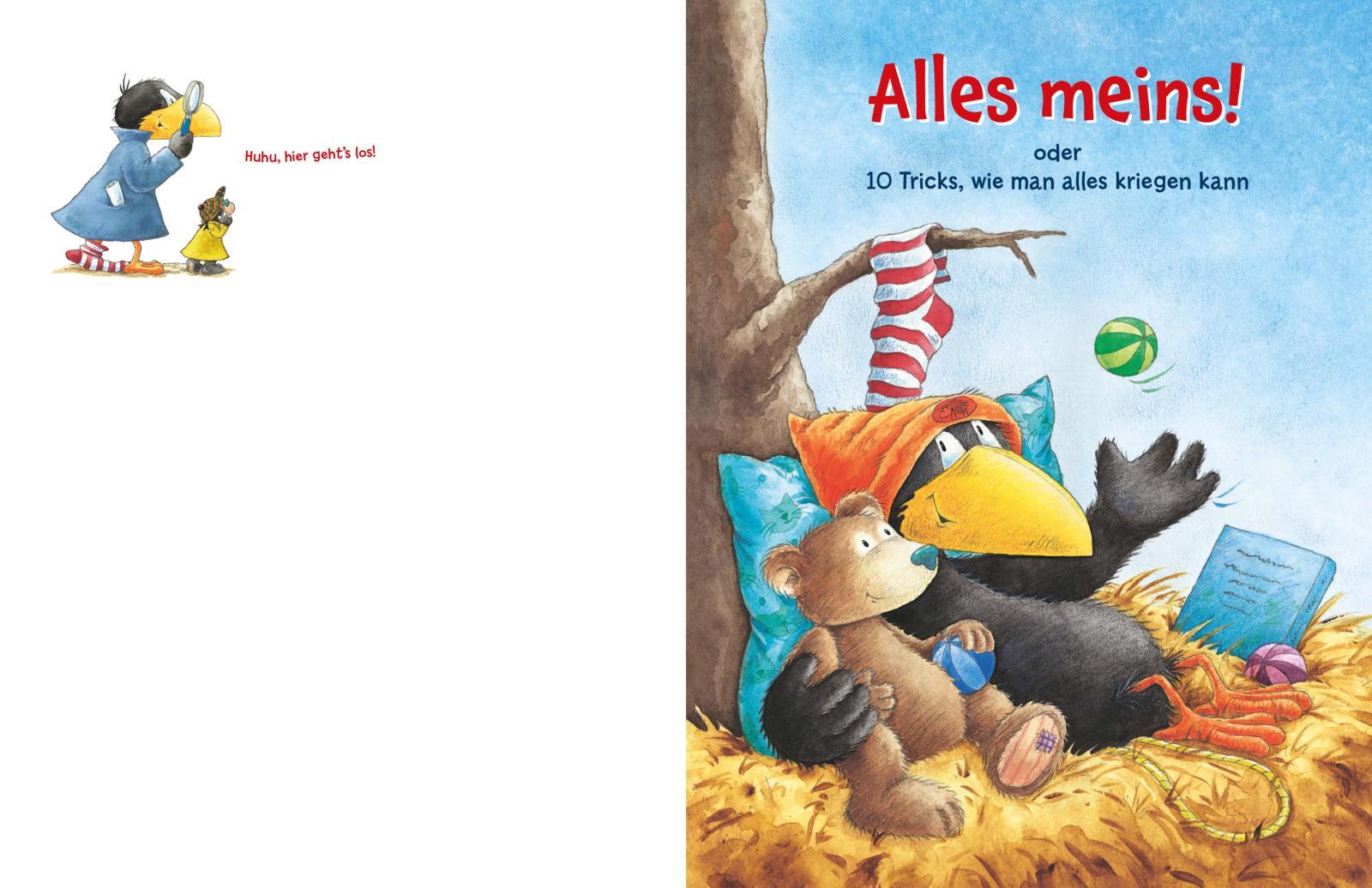 Beispielinhalt (Bild) Der kleine Rabe Socke: Alles Abenteuer vom kleinen Raben Socke