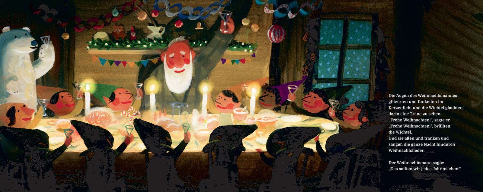 Beispielinhalt (Bild) Ein Fest für den Weihnachtsmann
