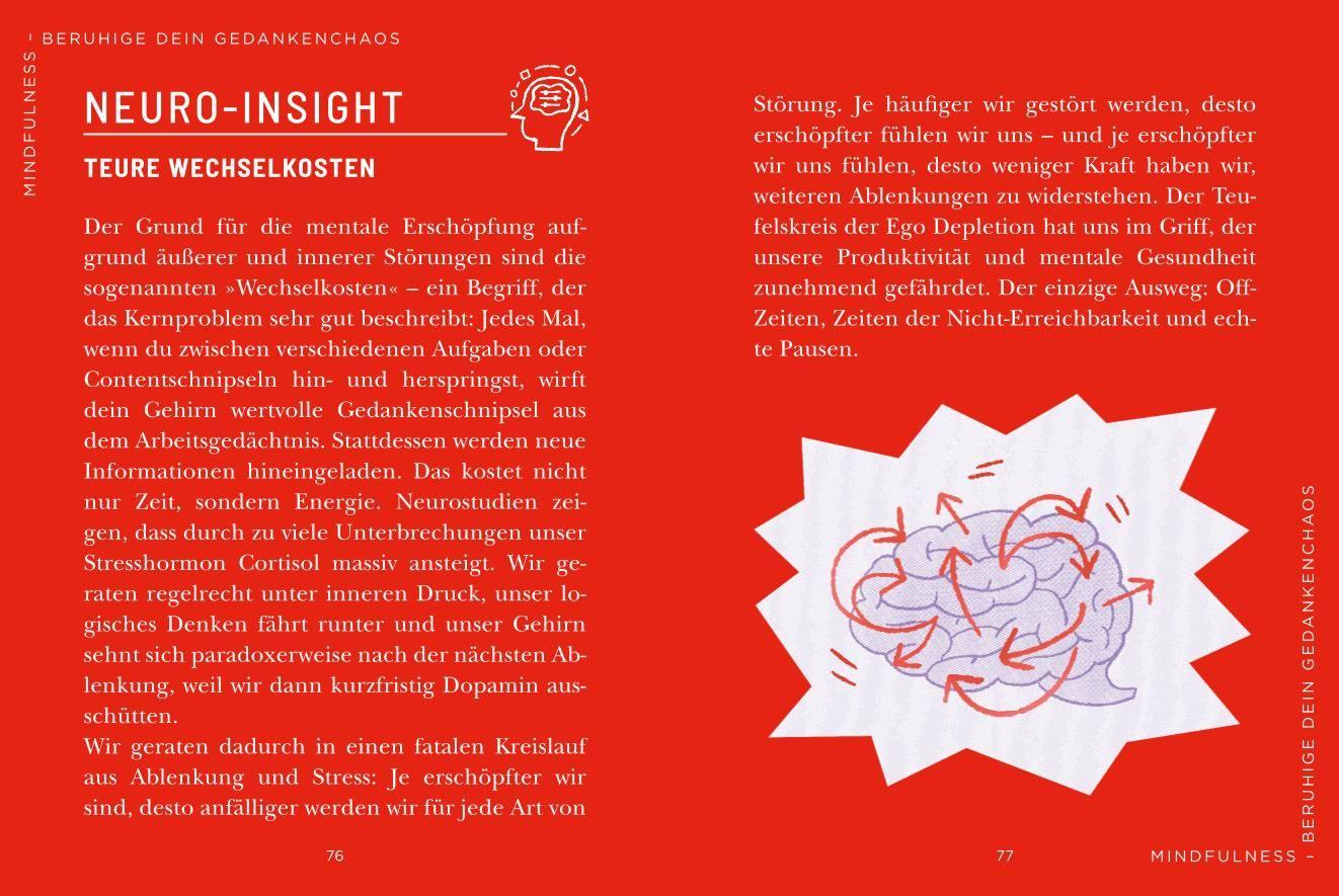 Beispielinhalt (Bild) Die 1-Minuten-Strategie gegen mentale Erschöpfung