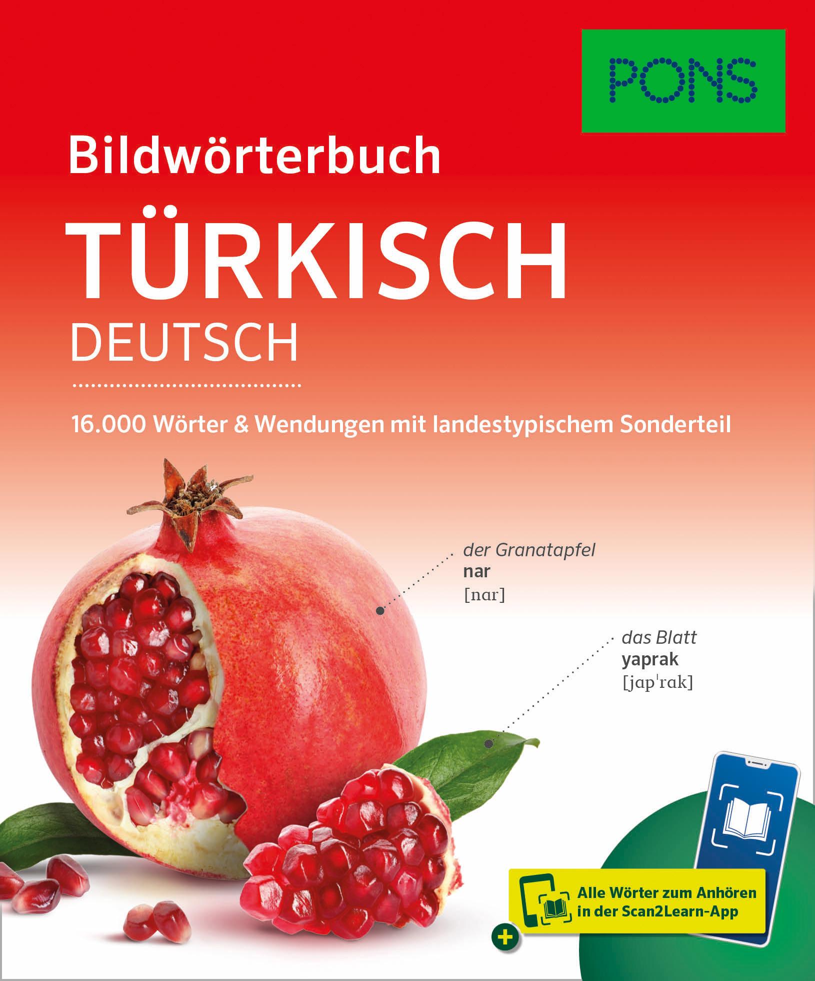 Vorderes Coverbild PONS Bildwörterbuch Türkisch