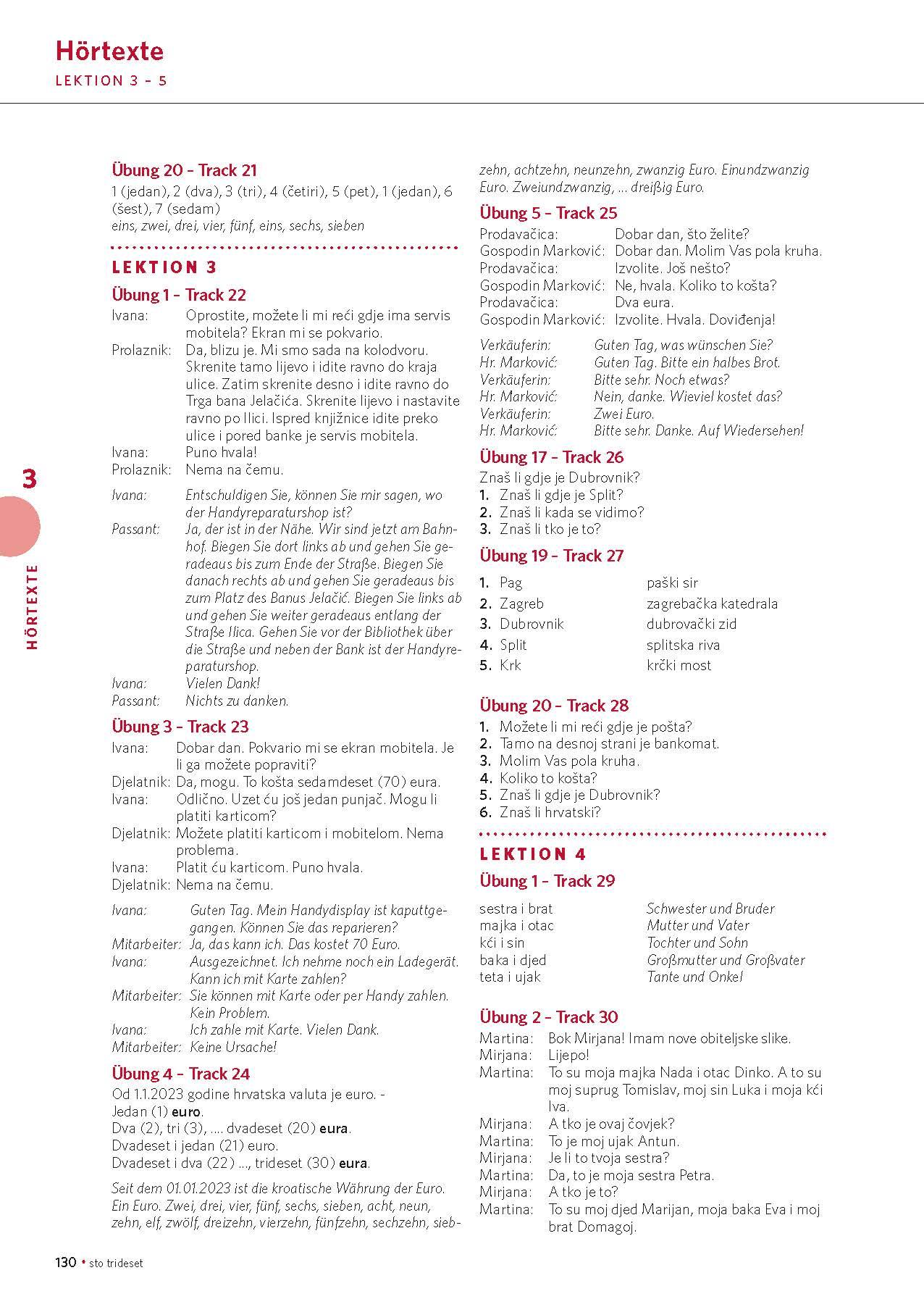 Beispielinhalt (Bild) PONS Power-Sprachkurs Kroatisch