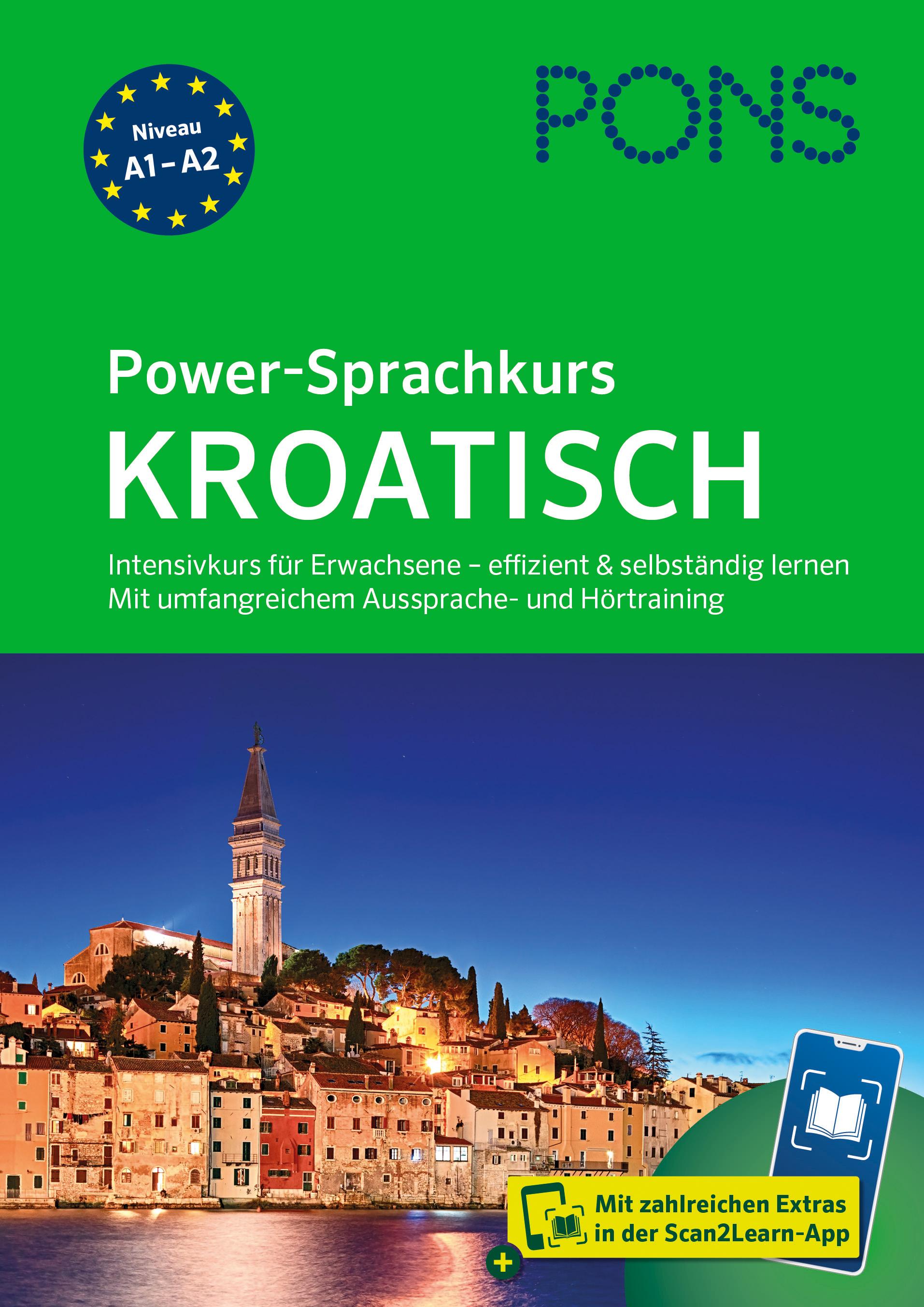 Vorderes Coverbild PONS Power-Sprachkurs Kroatisch