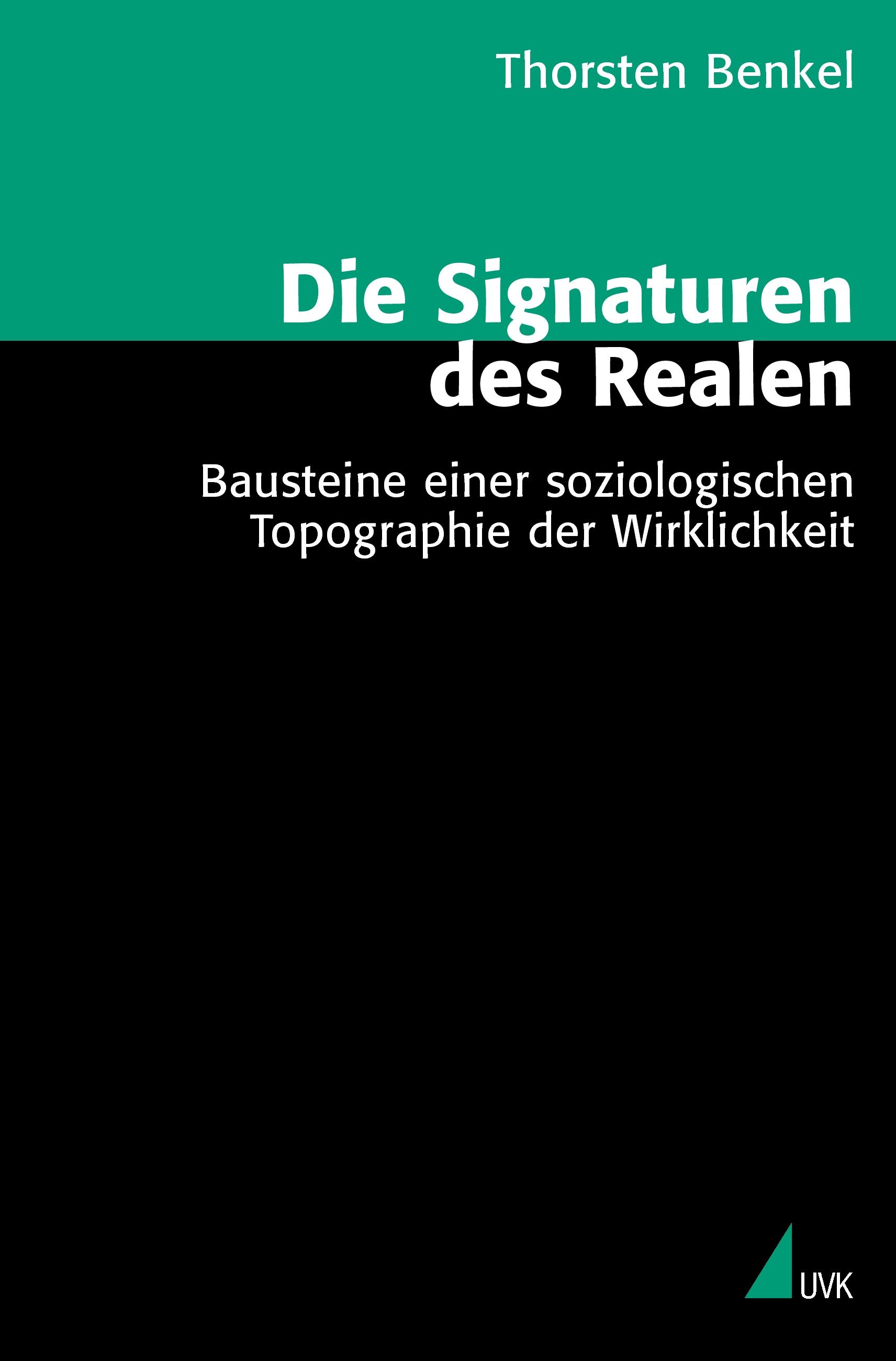 Vorderes Coverbild Die Signaturen des Realen