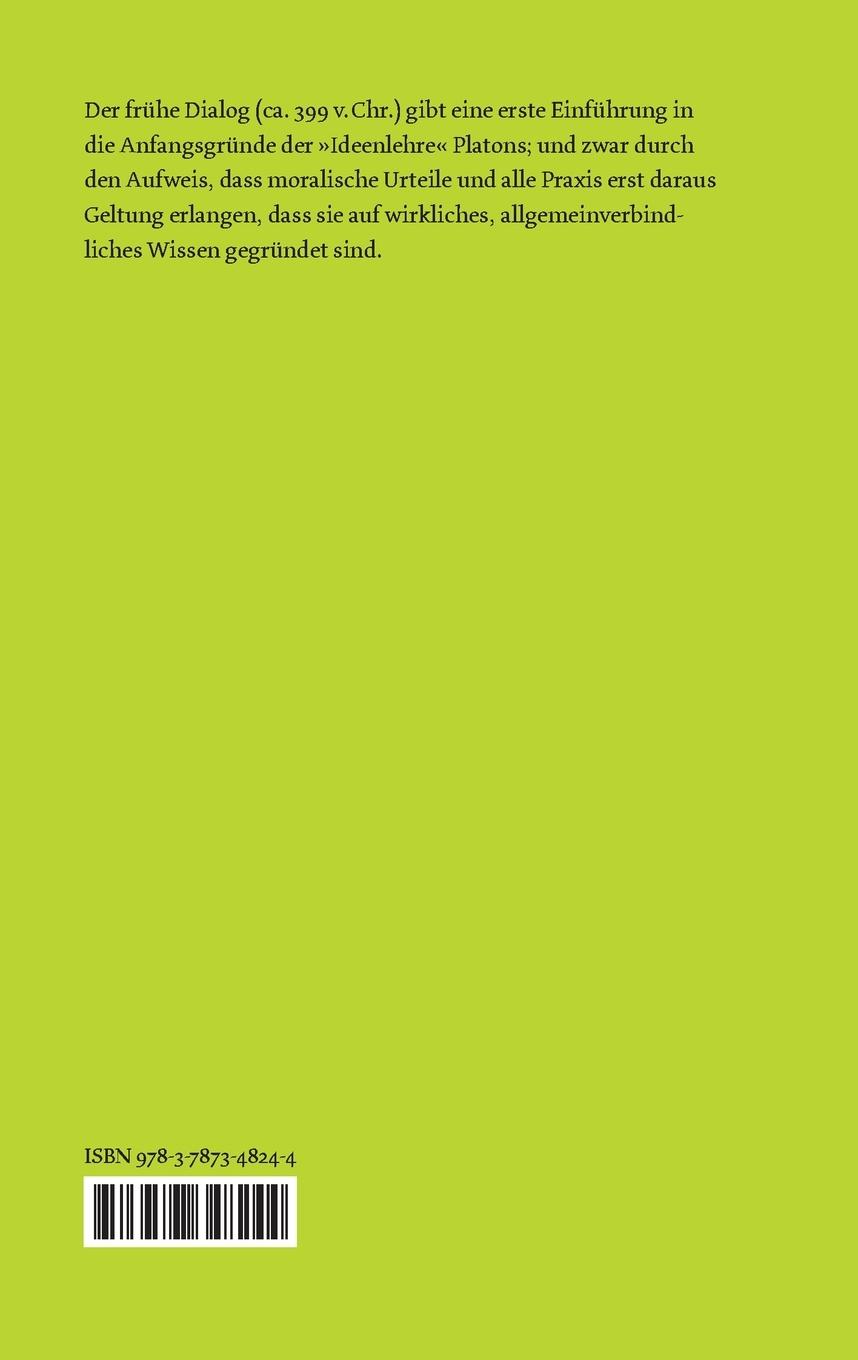 Rückseitencover Euthyphron