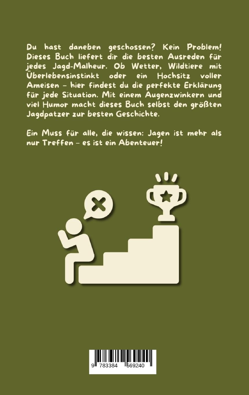 Rückseitencover Das kleine Buch der großen Ausreden für Jäger