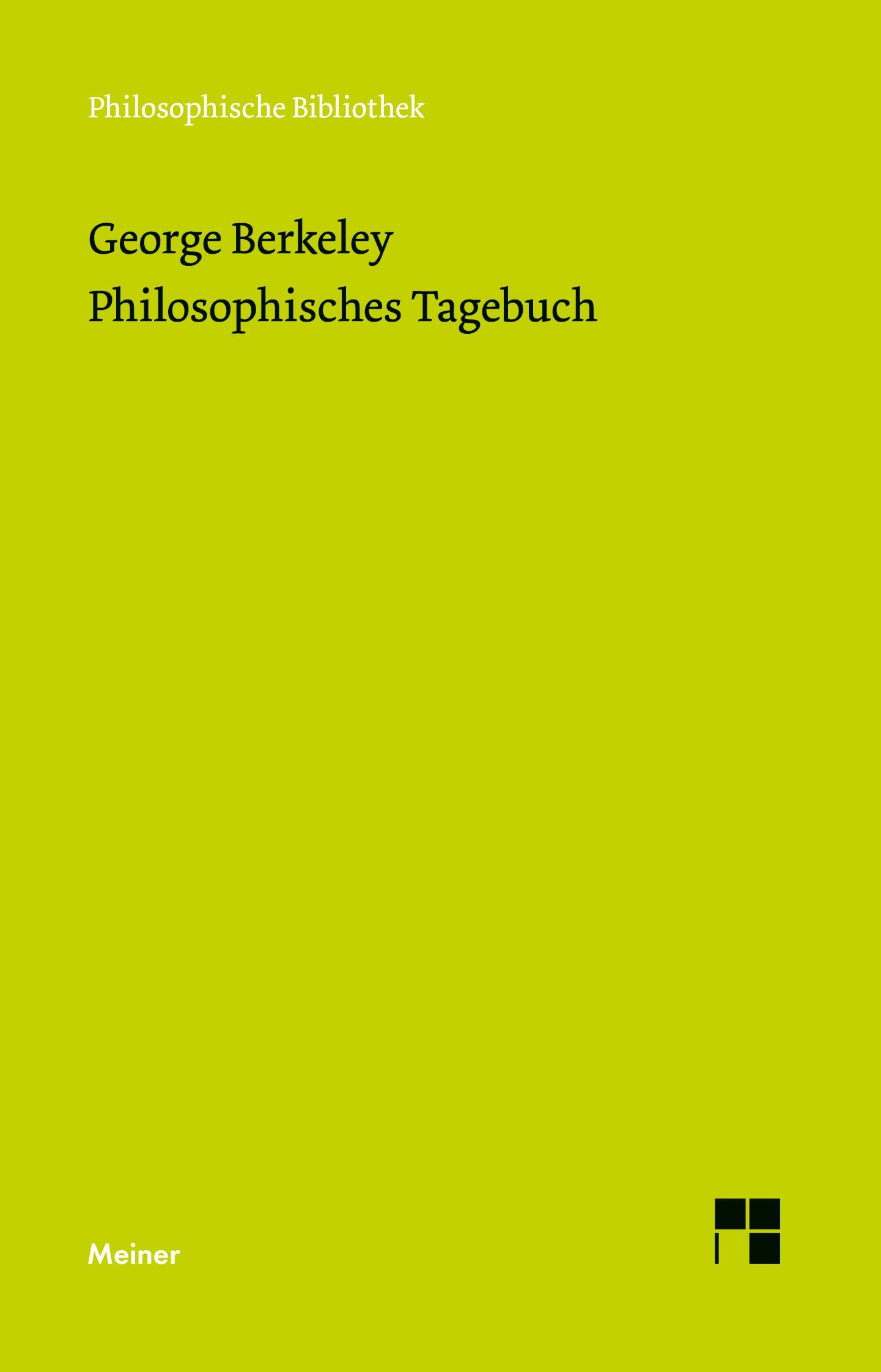 Vorderes Coverbild Philosophisches Tagebuch