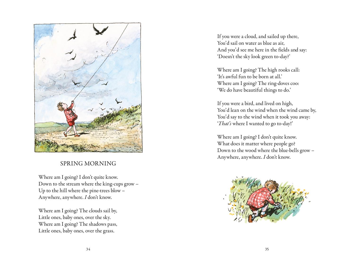 Beispielinhalt (Bild) Winnie-the-Pooh: When We Were Very Young