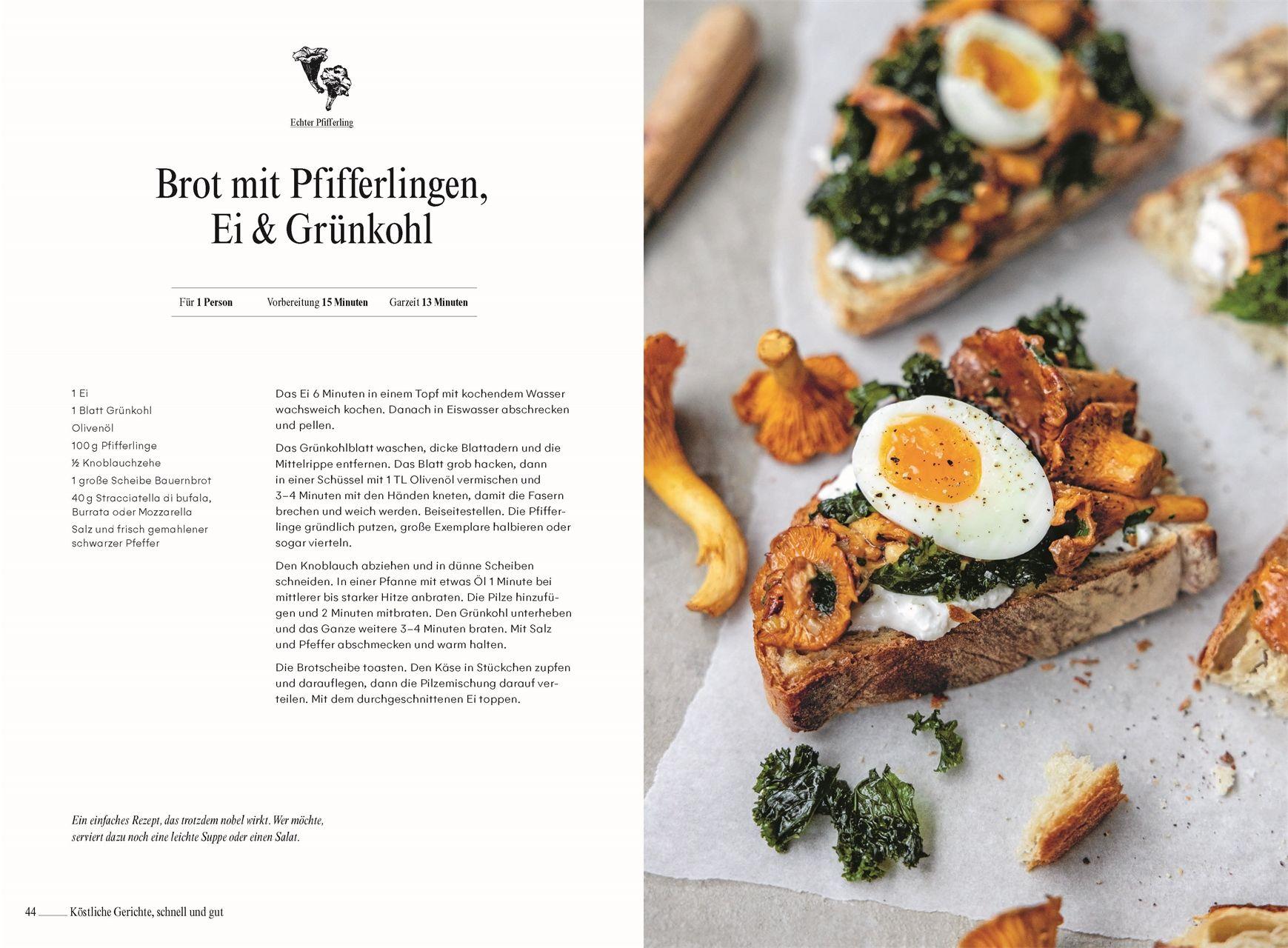 Beispielinhalt (Bild) Pilze. Das Kochbuch