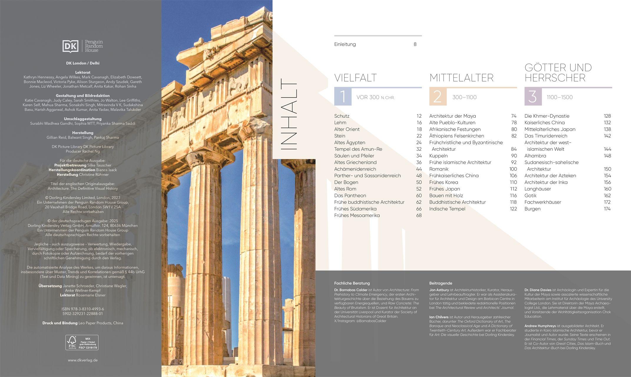 Beispielinhalt (Bild) DK Schöne Künste. Architektur