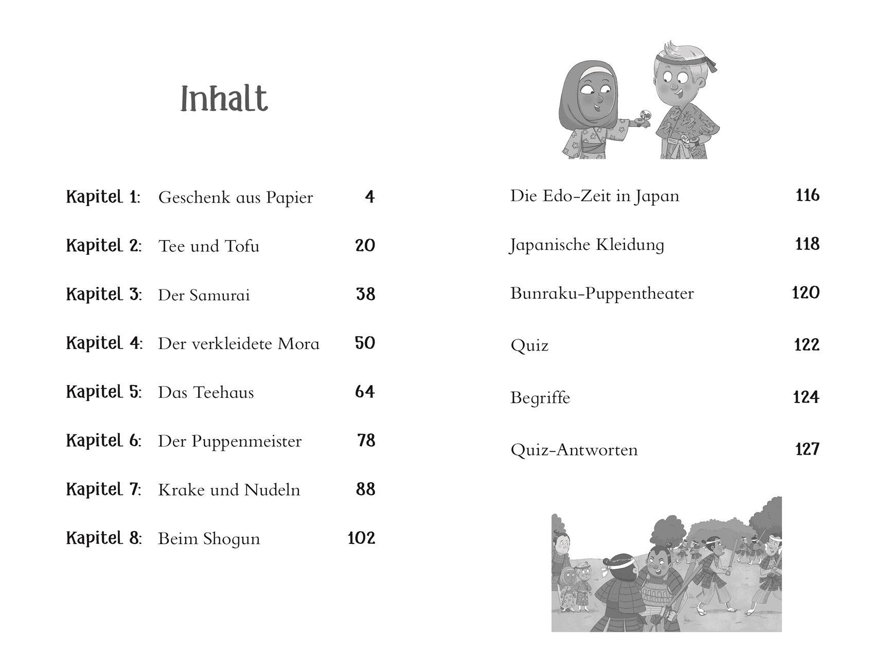 Beispielinhalt (Bild) Die Zeit-Agenten 6. Die Mission des Samurai