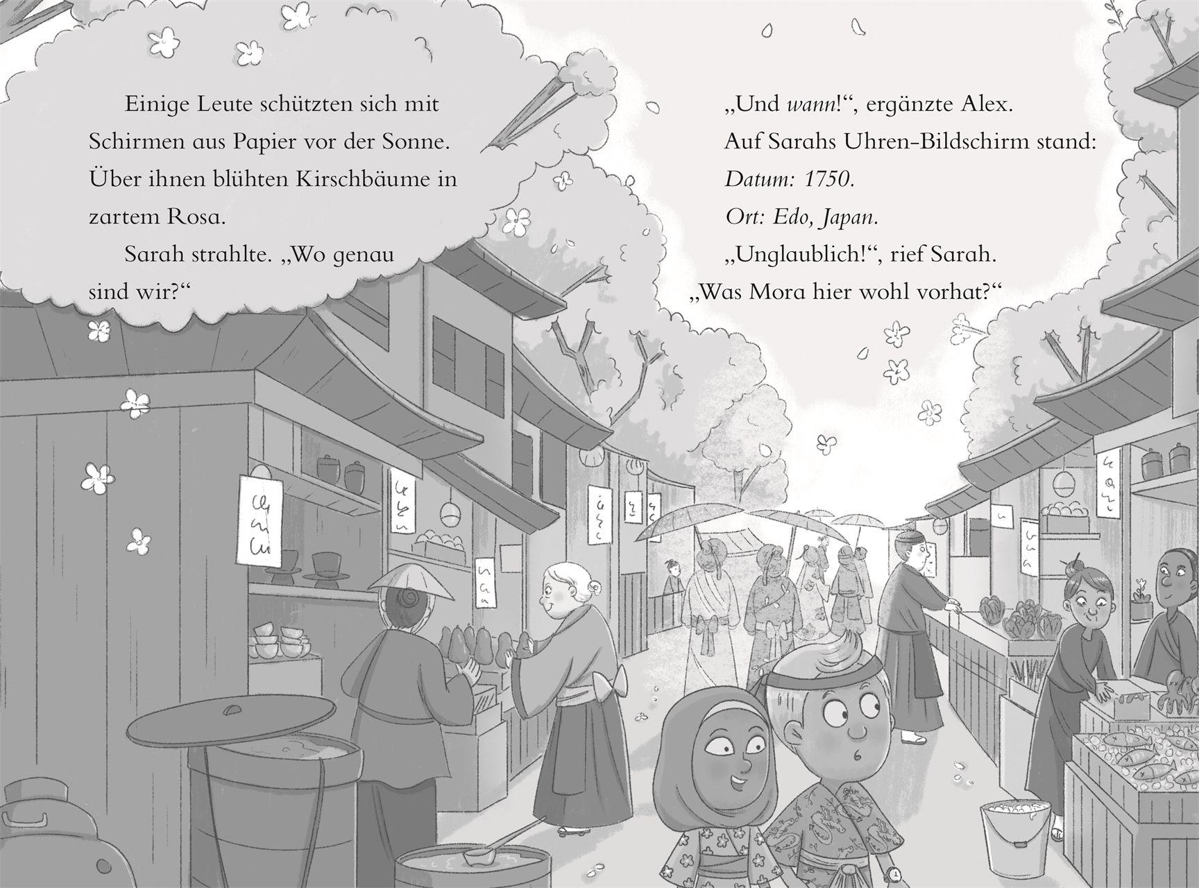 Beispielinhalt (Bild) Die Zeit-Agenten 6. Die Mission des Samurai