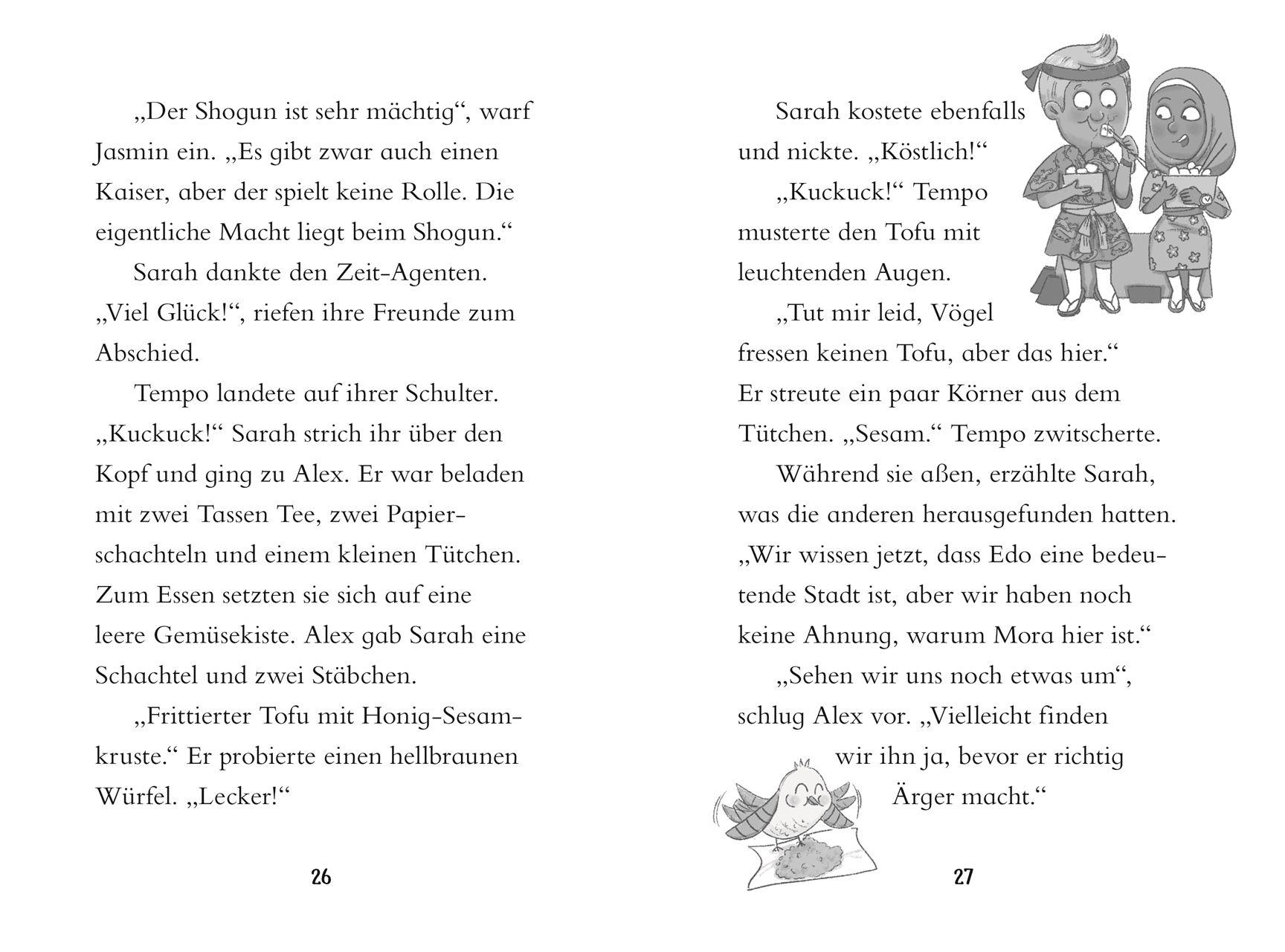 Beispielinhalt (Bild) Die Zeit-Agenten 6. Die Mission des Samurai