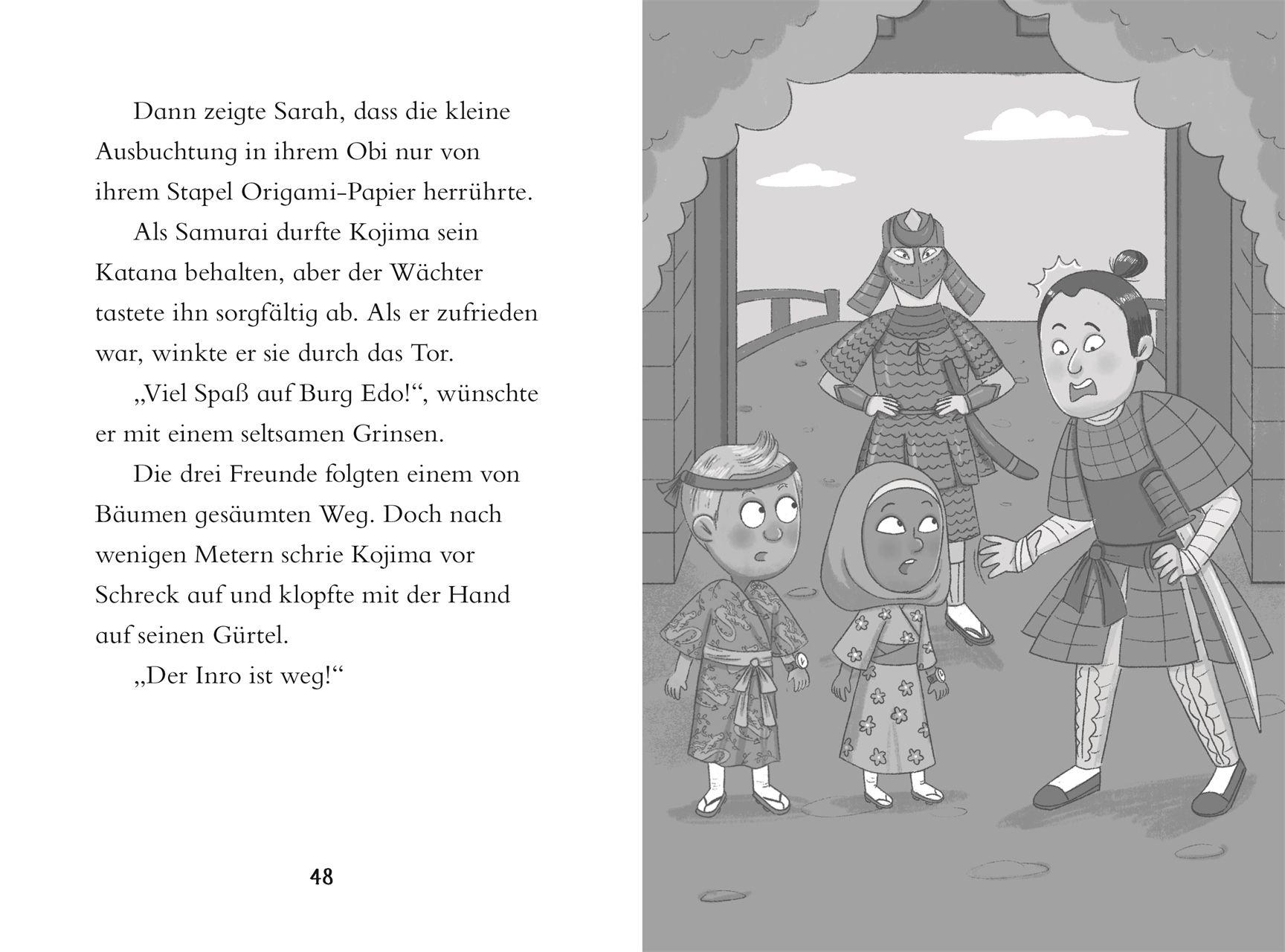 Beispielinhalt (Bild) Die Zeit-Agenten 6. Die Mission des Samurai