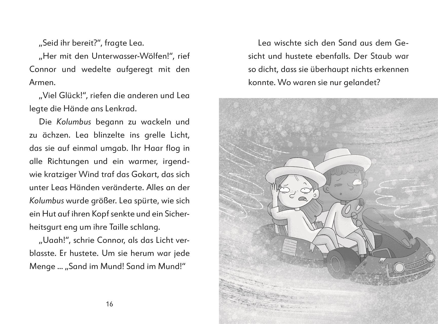 Beispielinhalt (Bild) Ein Fall für die Forscher-Kids 11. Flucht vor dem Sandsturm