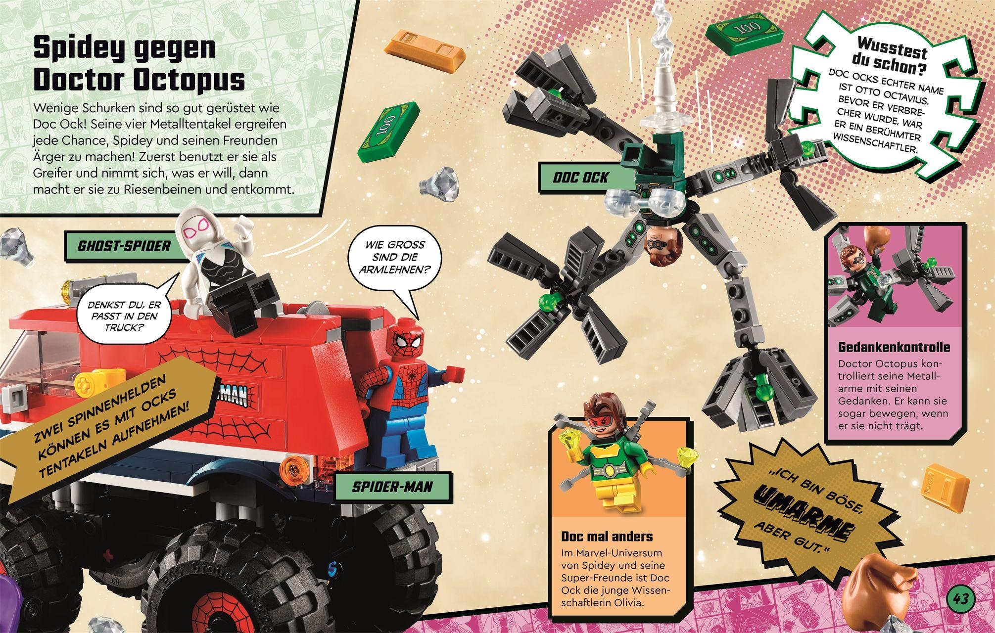 Beispielinhalt (Bild) LEGO® Marvel Spider-Man. Entdecke die Welt von Spider-Man