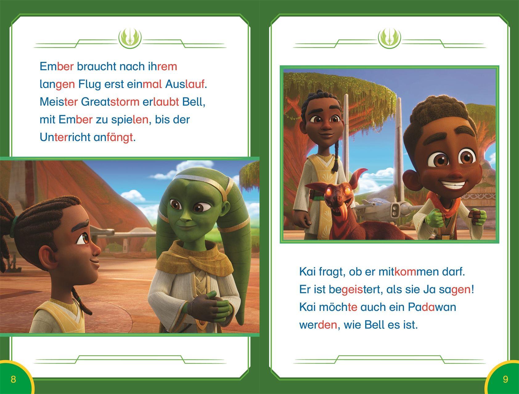 Beispielinhalt (Bild) SUPERLESER! Star Wars(TM) Die Abenteuer der jungen Jedi - Die Suche nach dem Aschehund