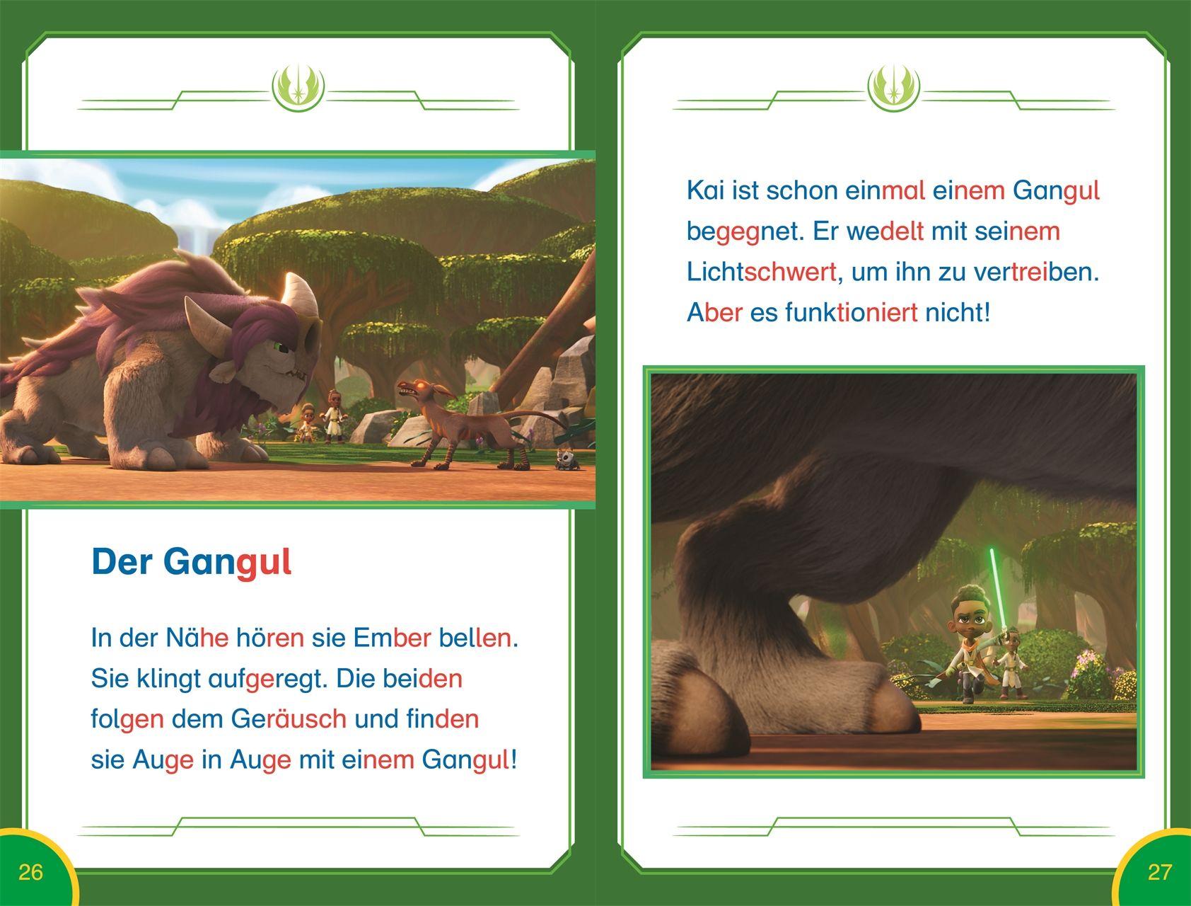 Beispielinhalt (Bild) SUPERLESER! Star Wars(TM) Die Abenteuer der jungen Jedi - Die Suche nach dem Aschehund