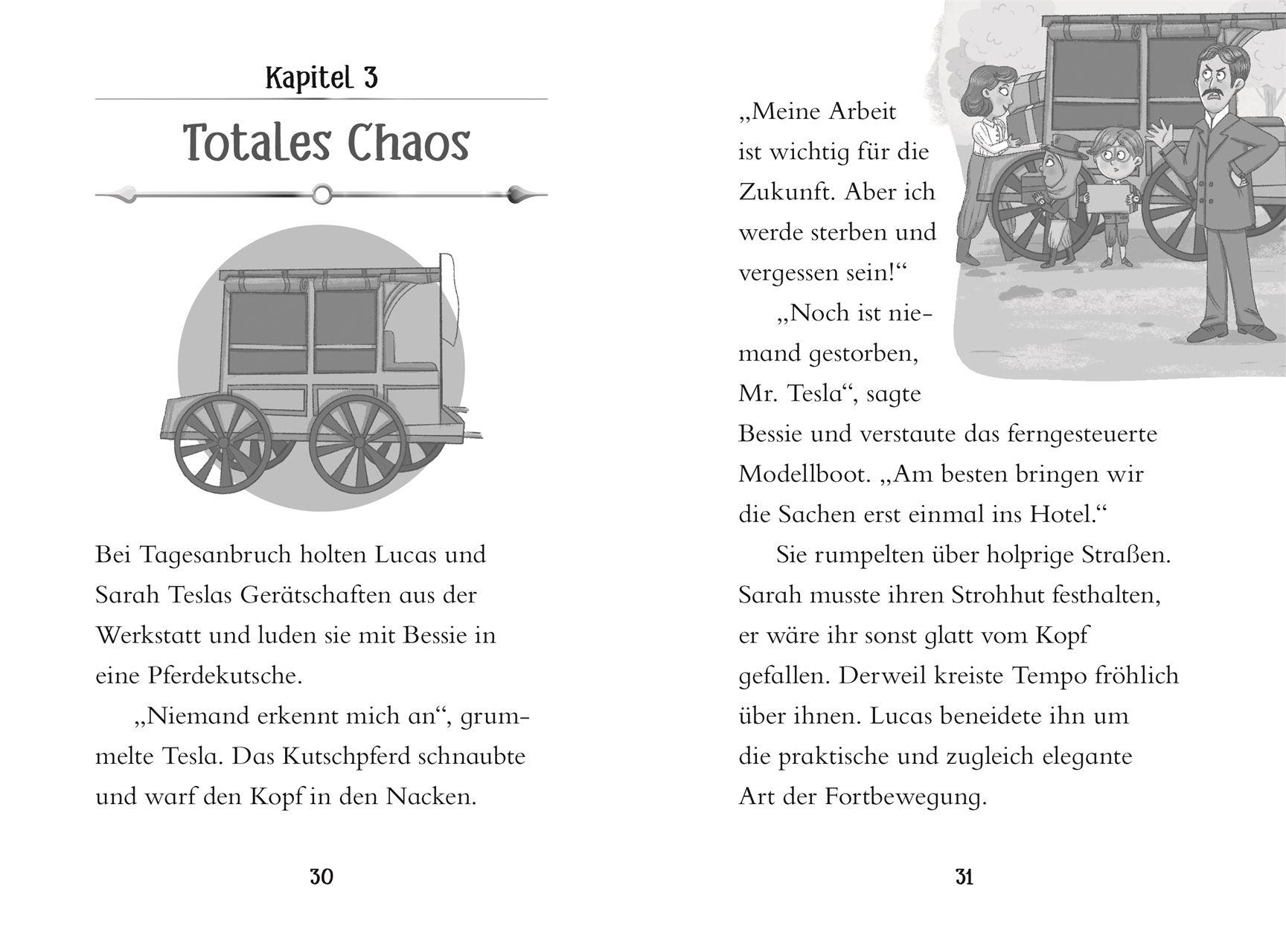 Beispielinhalt (Bild) Die Zeit-Agenten 5. Der Erfinder-Schwindler