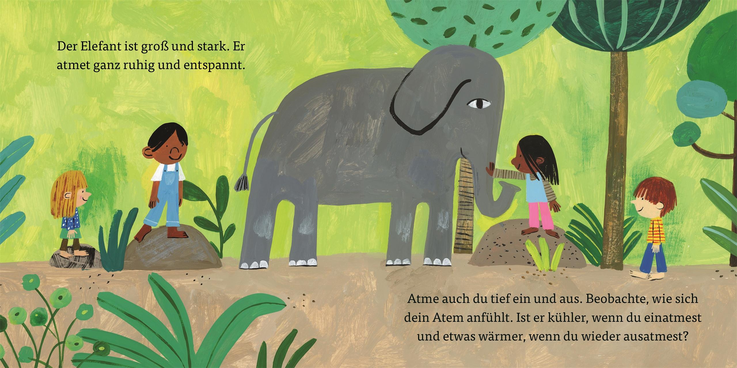 Beispielinhalt (Bild) Meditation für Kinder. Ruhig und entspannt