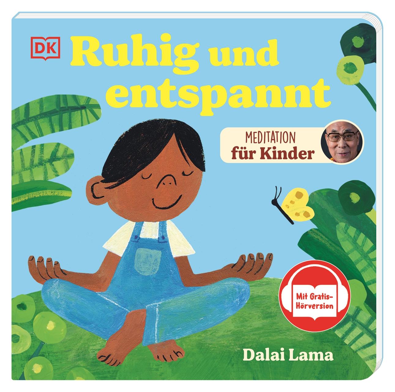 Vorderes Coverbild Meditation für Kinder. Ruhig und entspannt