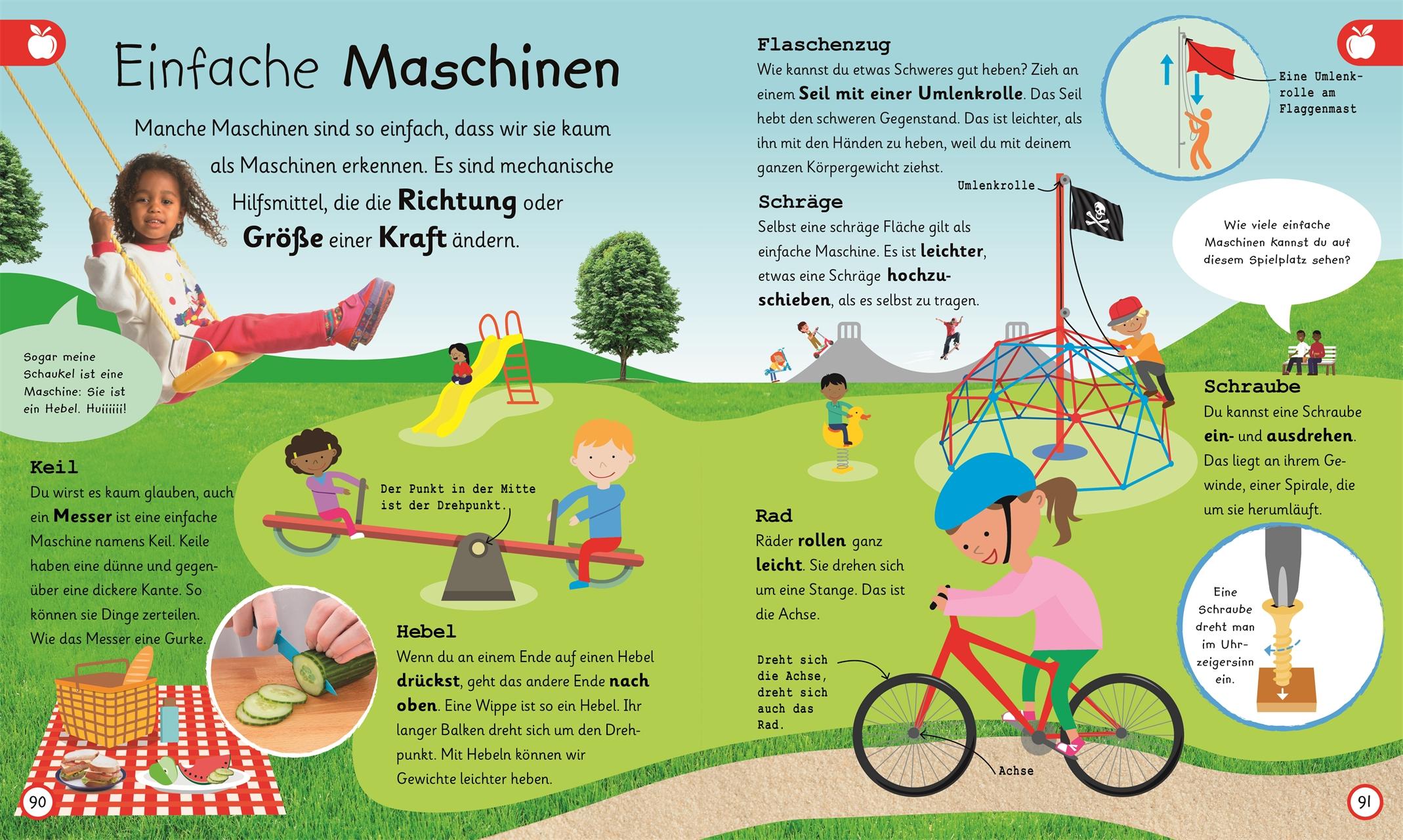 Beispielinhalt (Bild) Wissen für Vorschulkids. Was weißt du über Natur und Technik?