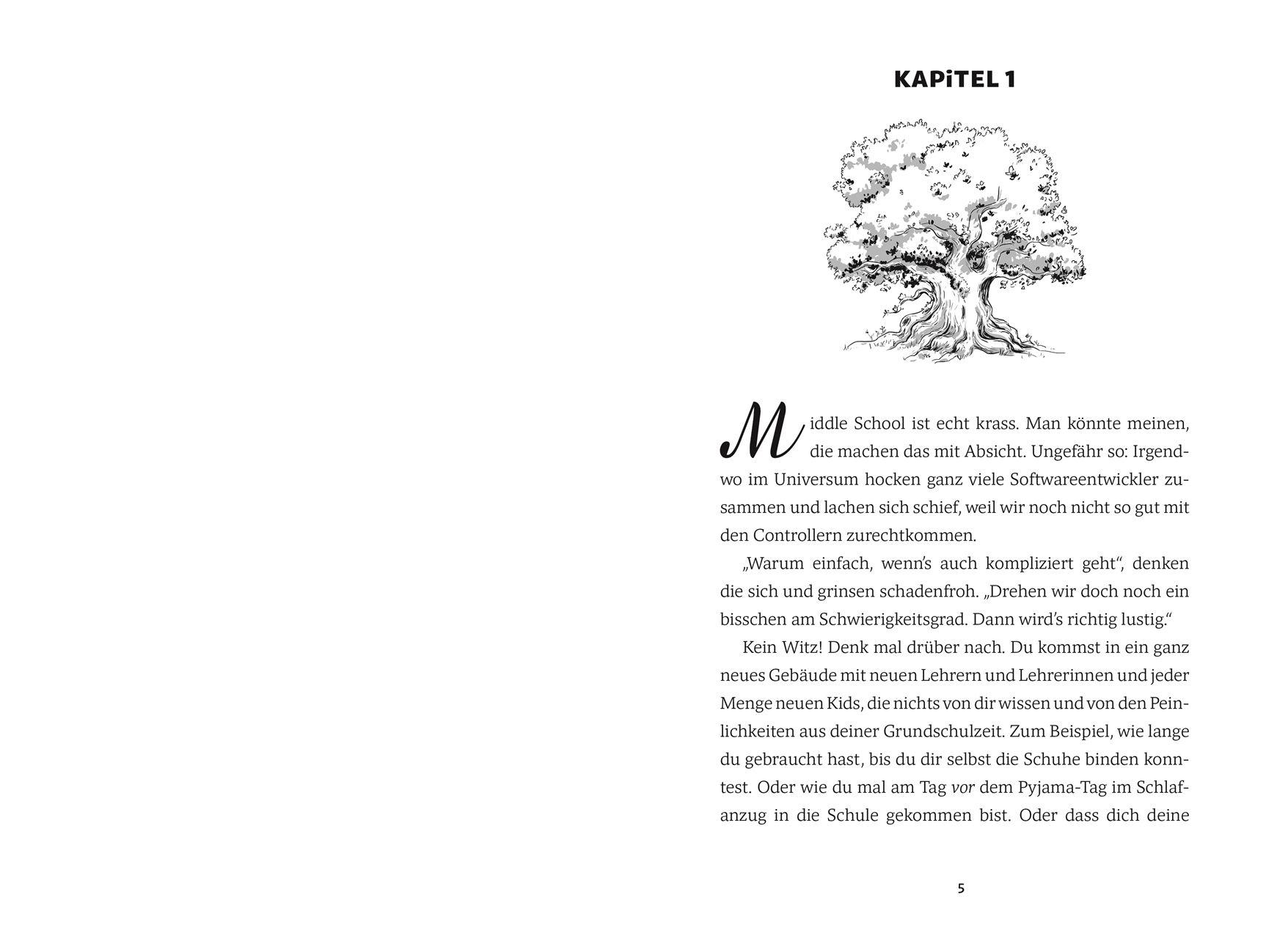 Beispielinhalt (Bild) Secret Society of Rebel Girls. Wie ich wegen Nachsitzen einen Brief von Kleopatra bekam (Band 1)