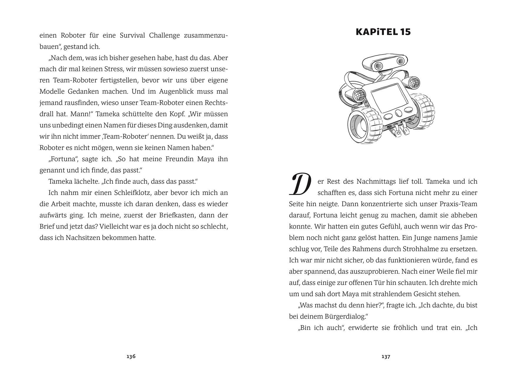 Beispielinhalt (Bild) Secret Society of Rebel Girls. Wie ich wegen Nachsitzen einen Brief von Kleopatra bekam (Band 1)