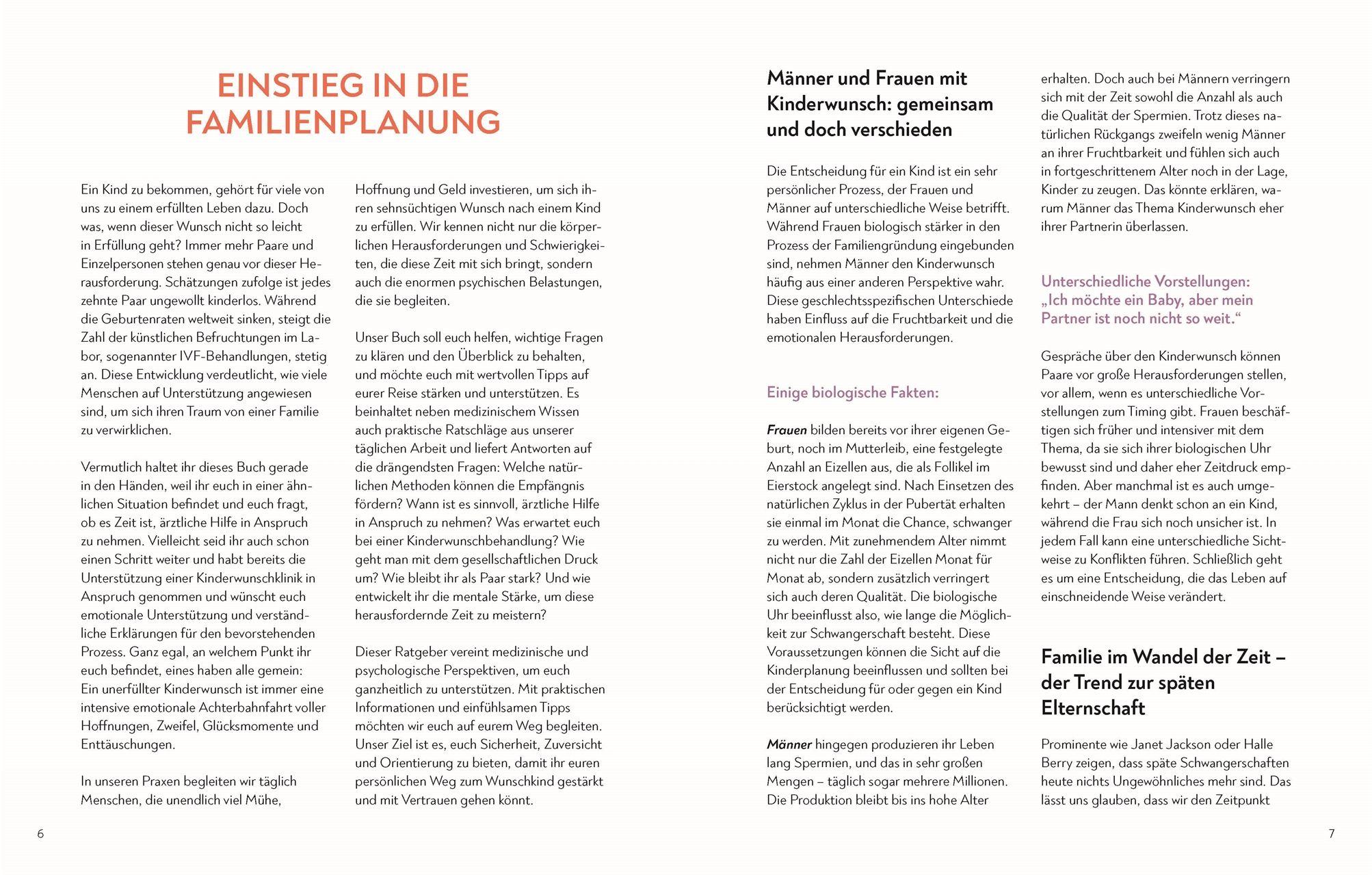 Beispielinhalt (Bild) Kinderwunsch. Alles, was du wissen musst